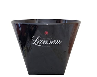 French Lanson Champagne Ice Bucket Chiller, Champagne Bath Cooler, Wedding Barware