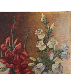 Gladiolus Bouquet Flowers Painting