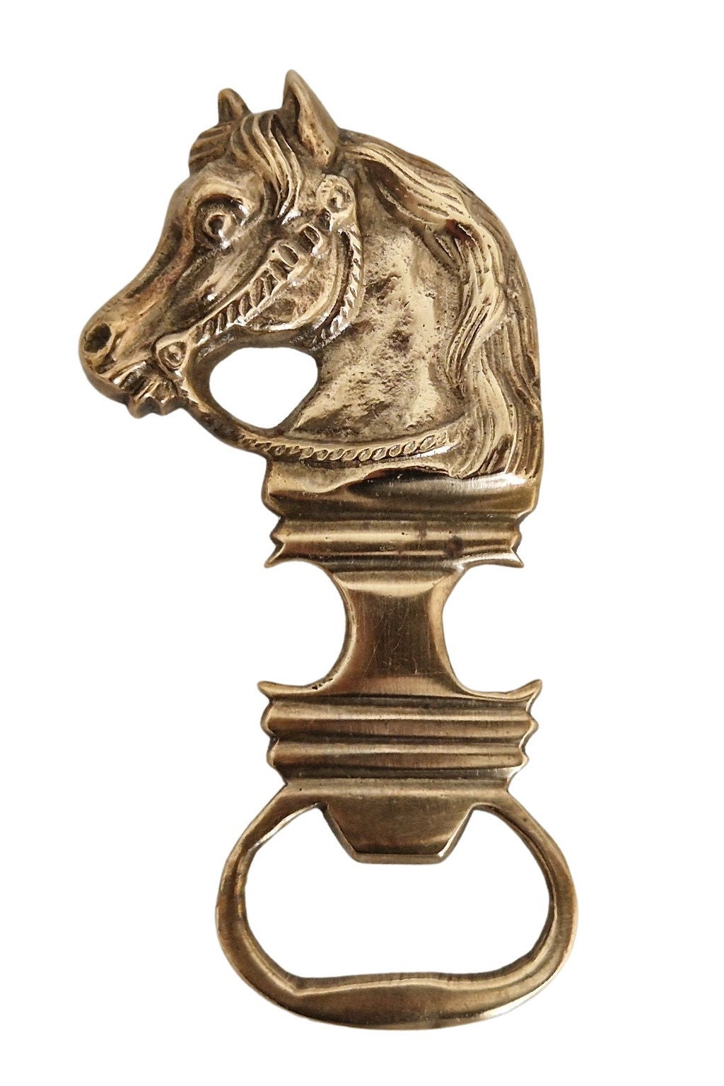 Vintage Brass Horse Bottle Opener