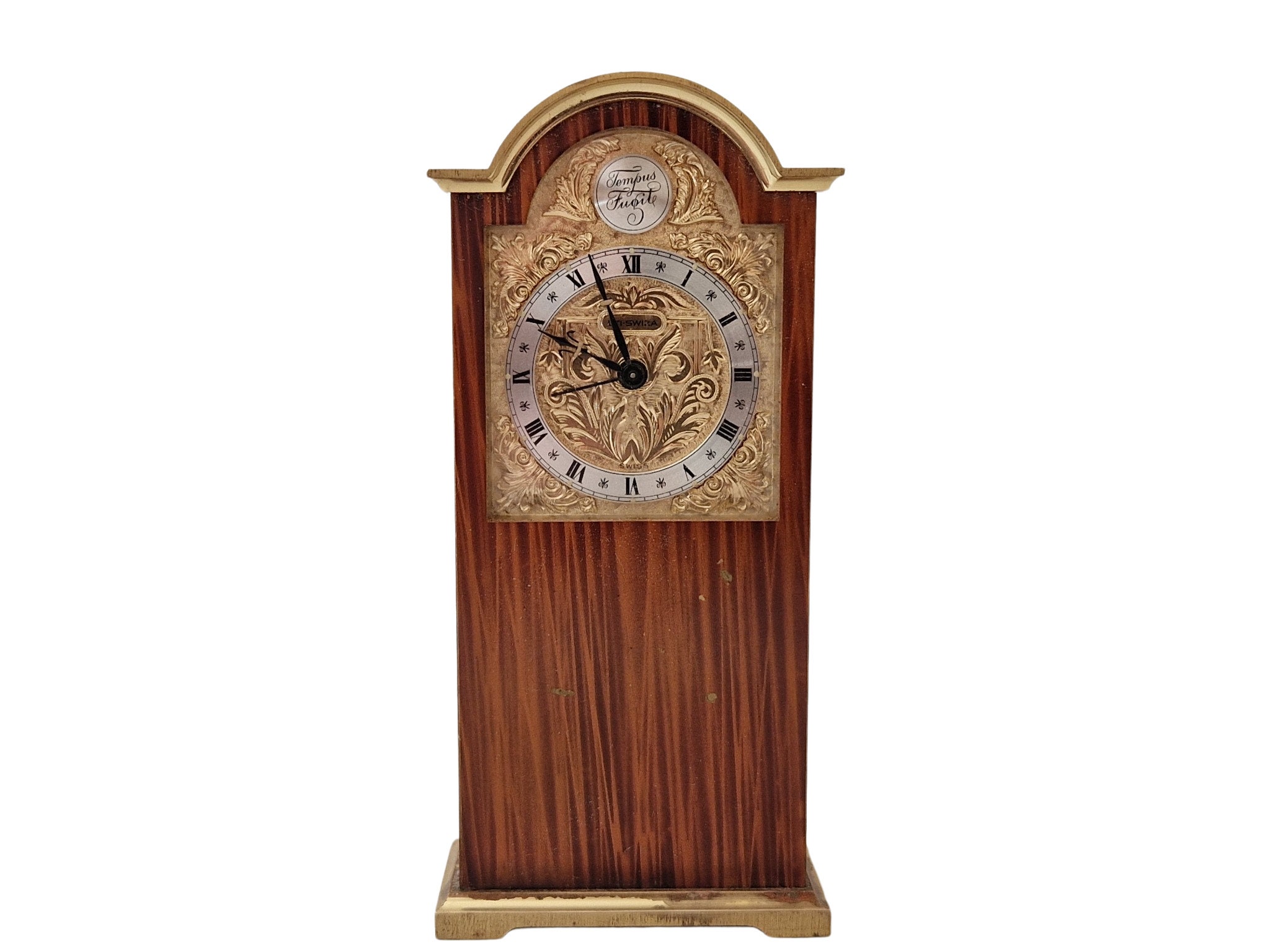Swiza Tempus Fugit Carriage Alarm Clock, Made in Swiss