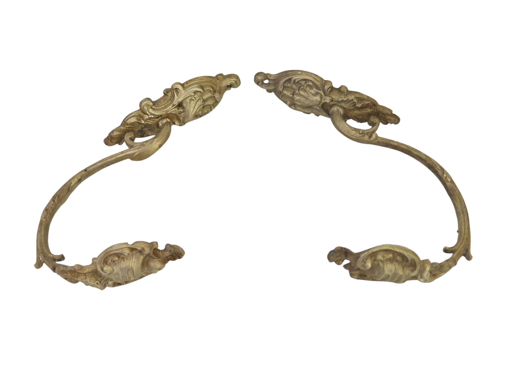 Antique Bronze Curtain Tie Backs, French Curtain Hold Back Hooks