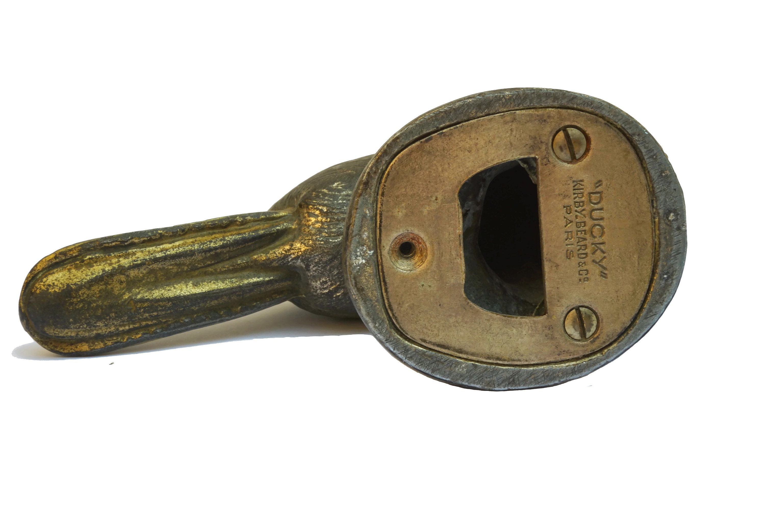Duck Head Bottle Cap Opener, Vintage French Ducky Beer Opener, Bar