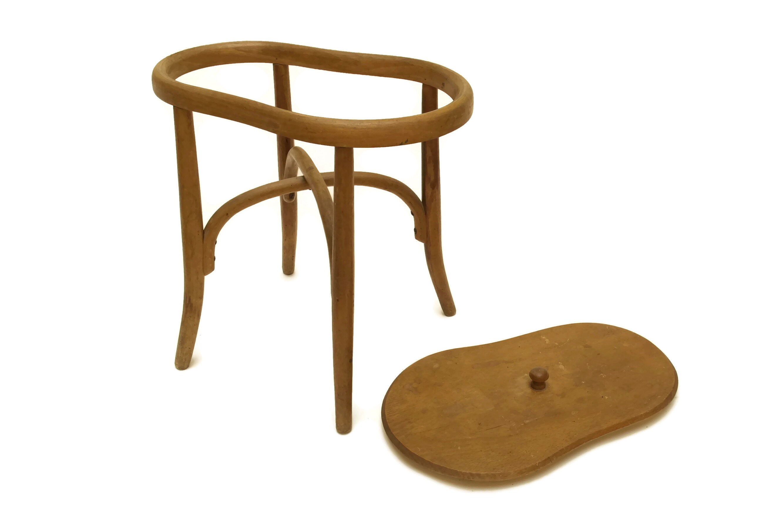 Antique French Bentwood Bidet.