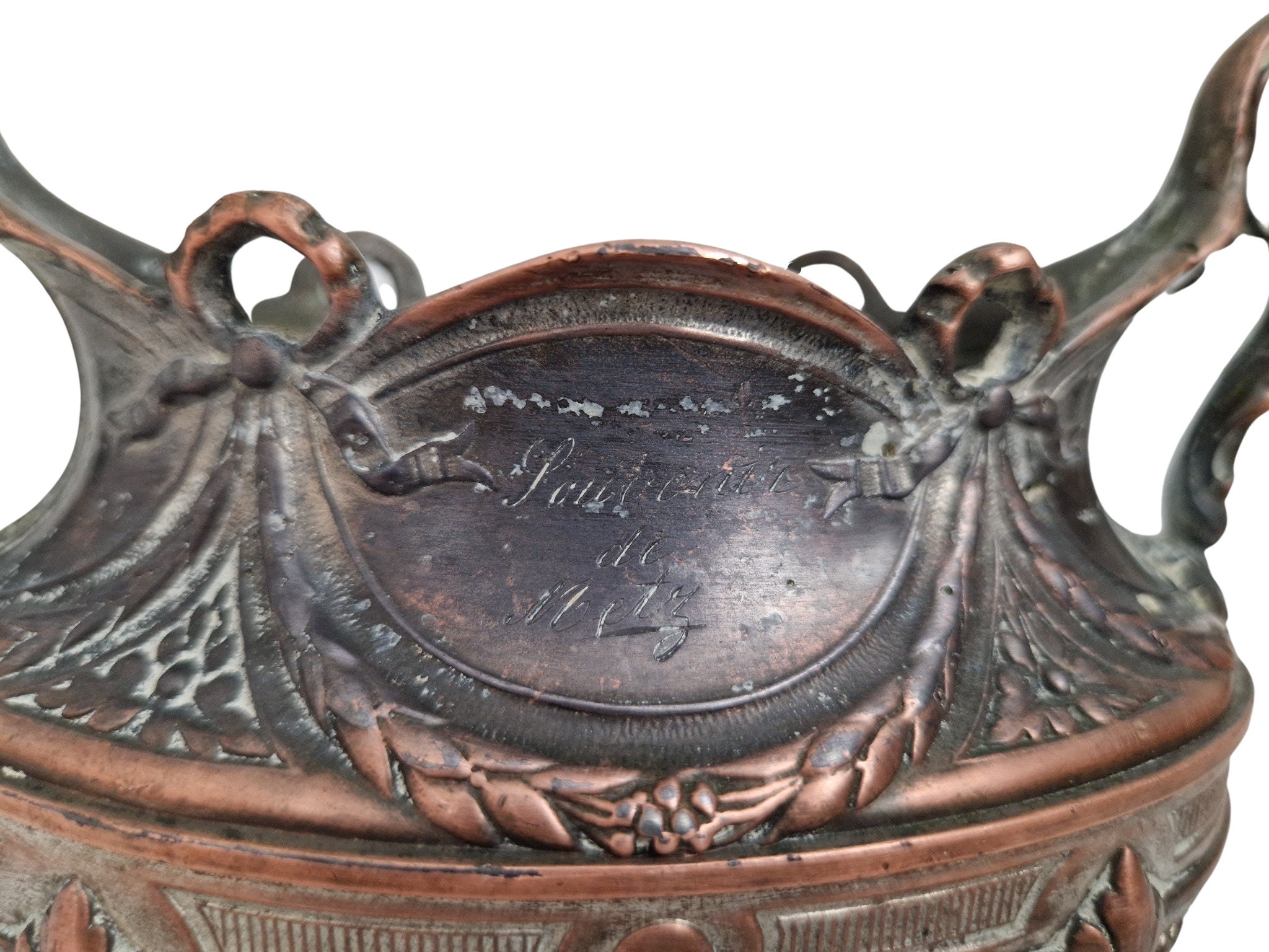 Antique French Jardiniere Vase, Louis XV Style Table Centerpiece