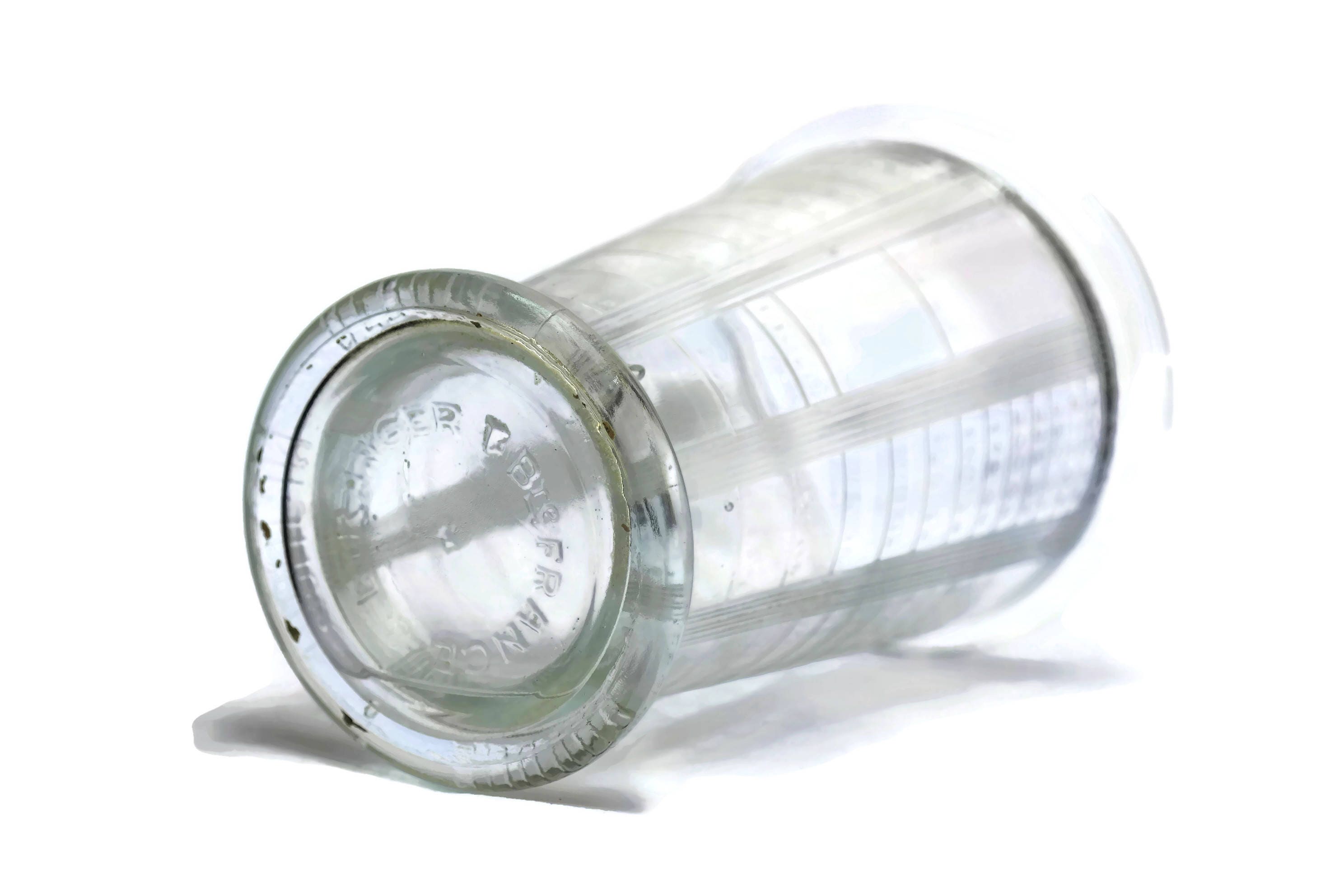 French Mougin Graduated Glass Measuring Cup.