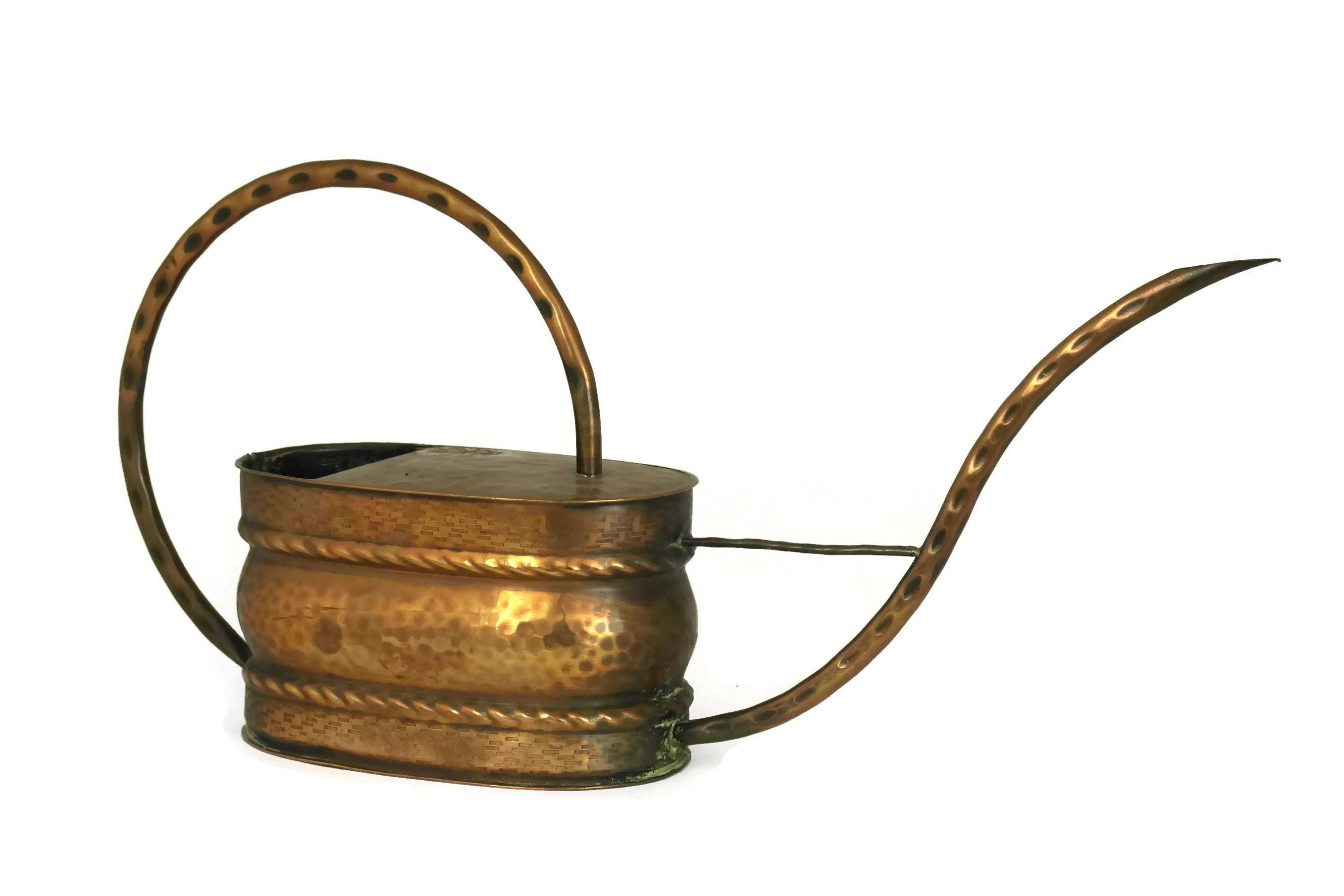 French Copper Watering Can For Indoor Plants. Antique ...
