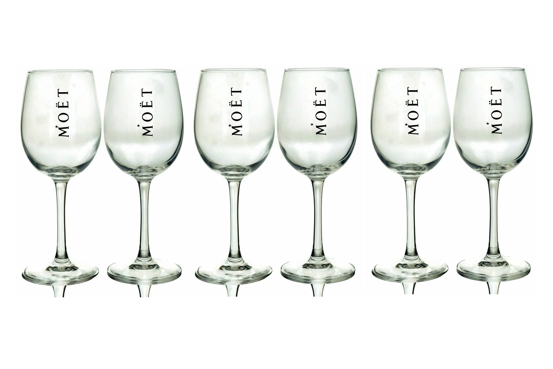 Moet & Chandon Crystal Champagne Glasses Set of 6