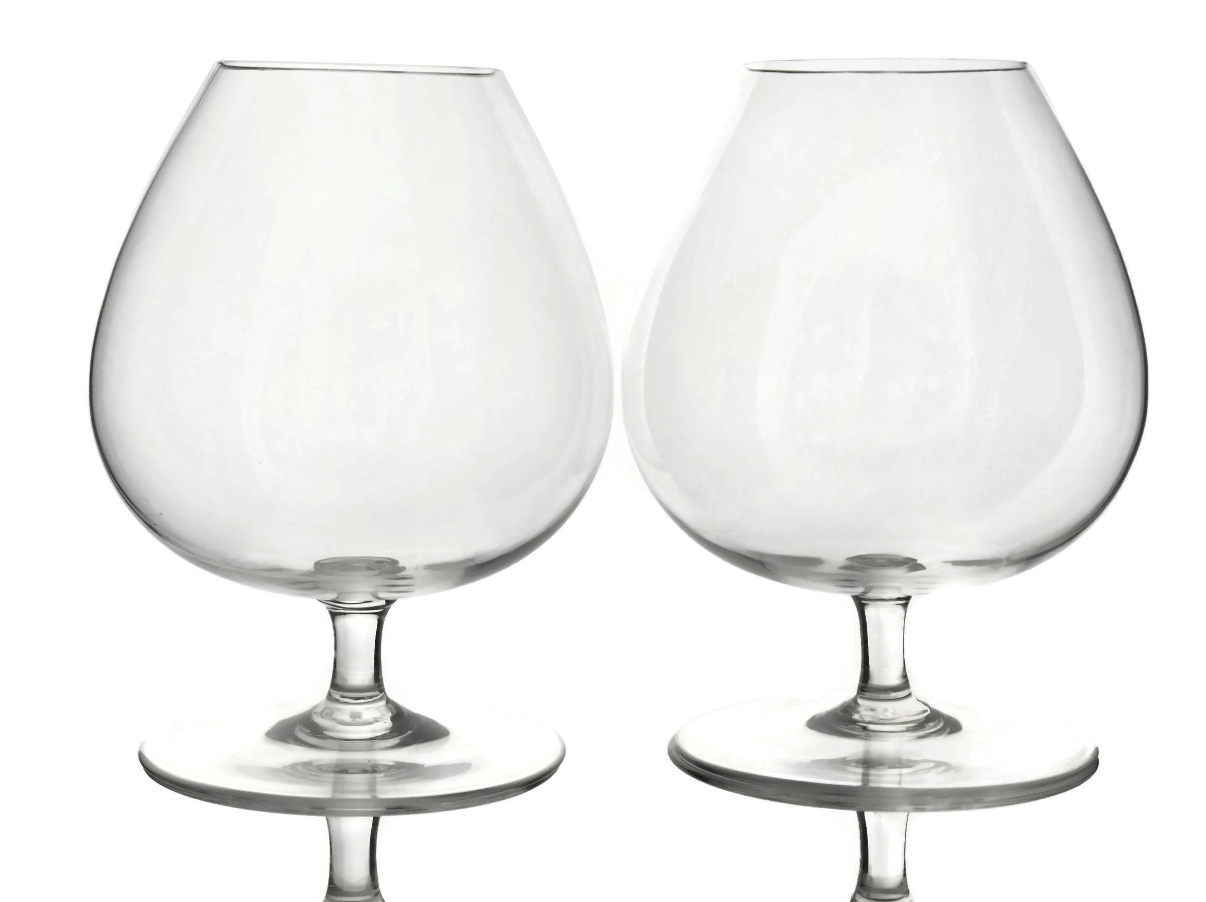 Pair of Baccarat Crystal Perfection Cognac Glasses.
