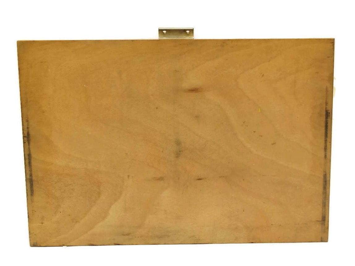 Vintage Letterpress Printers Tray. Printer Block Tray.