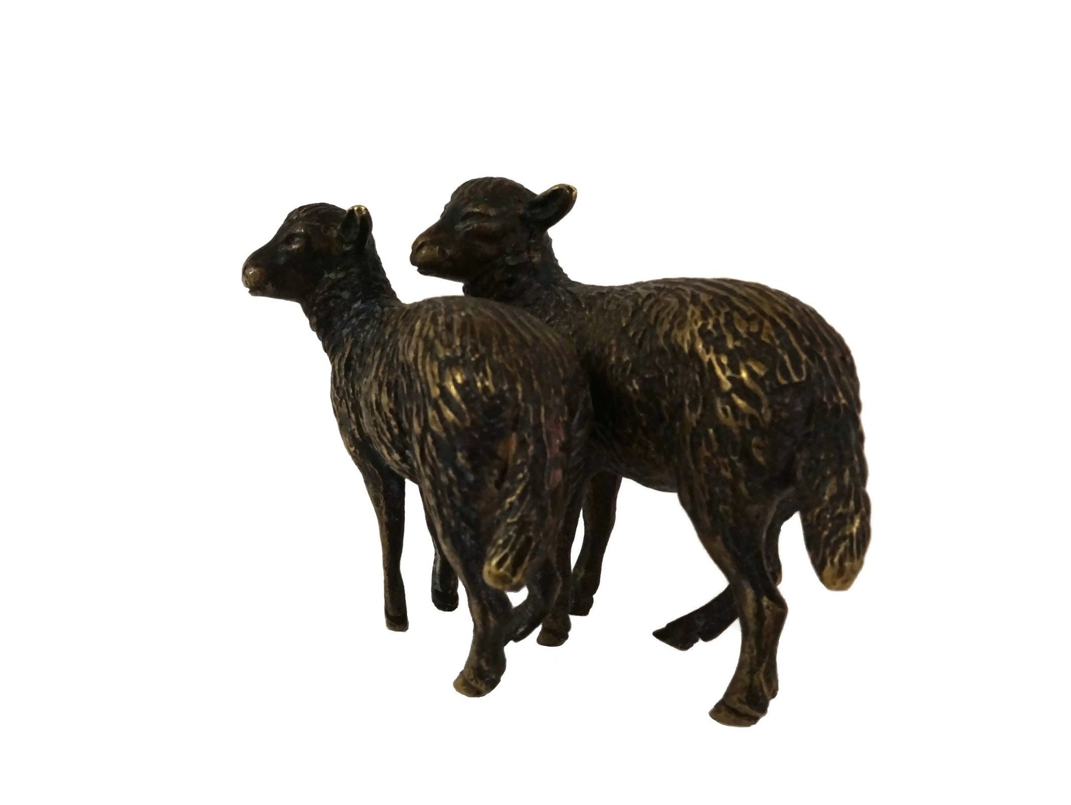 antique sheep figurines