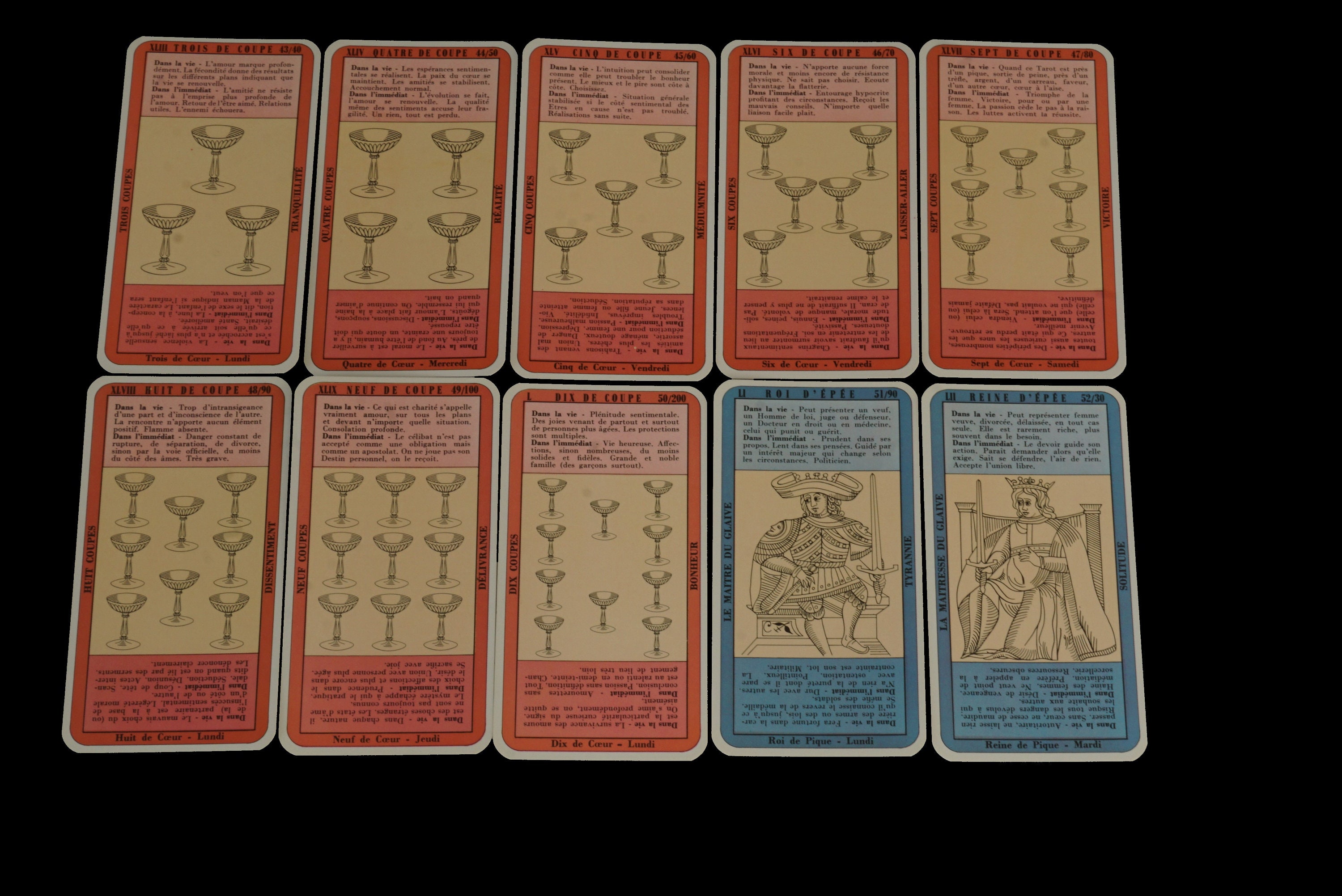 1960s Tarot Arista Card Deck by Grimaud, Fortune Telling and Divination Gifts