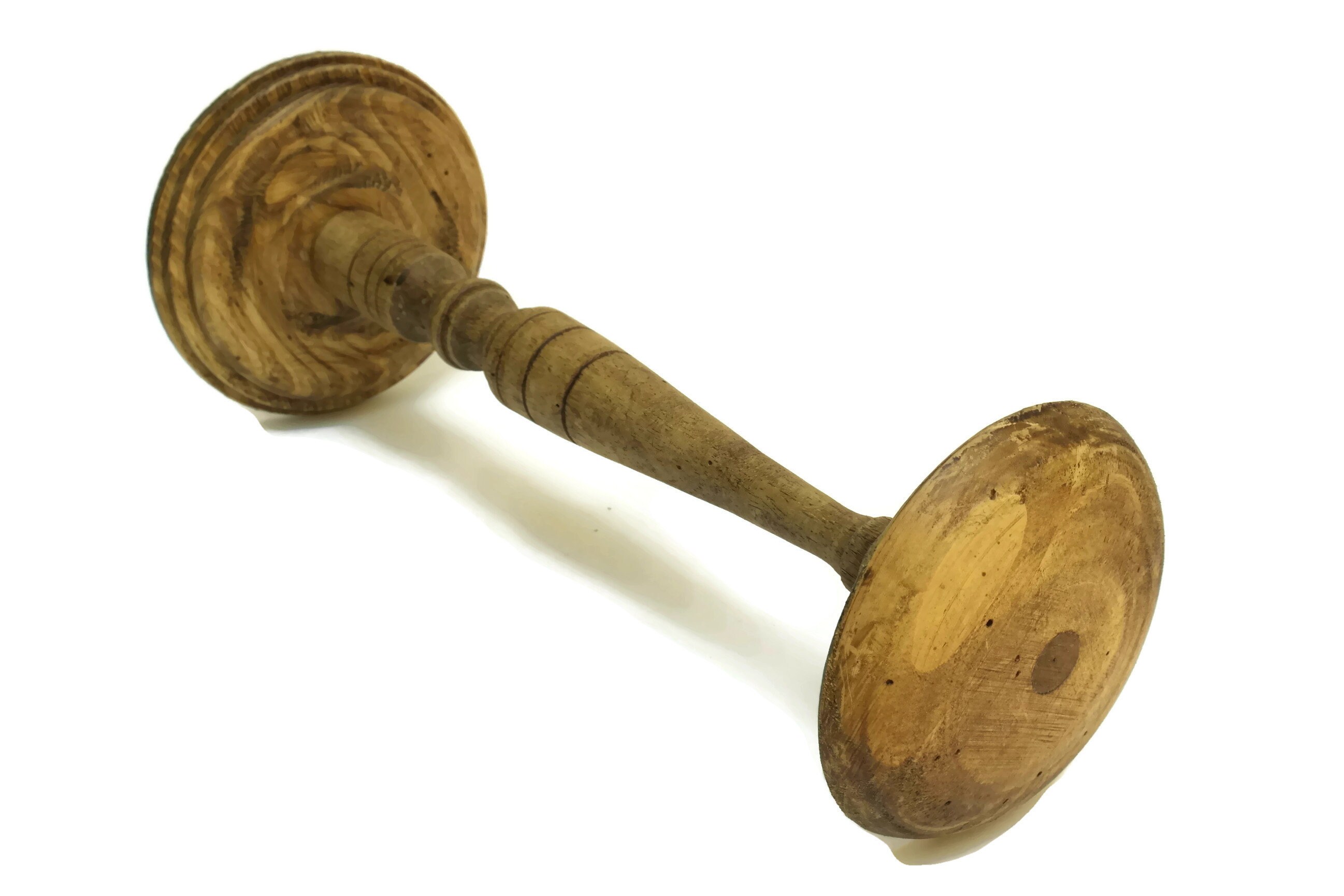 French Wood Hat Stand. Vintage Hat Display Stand. Gift for Him.