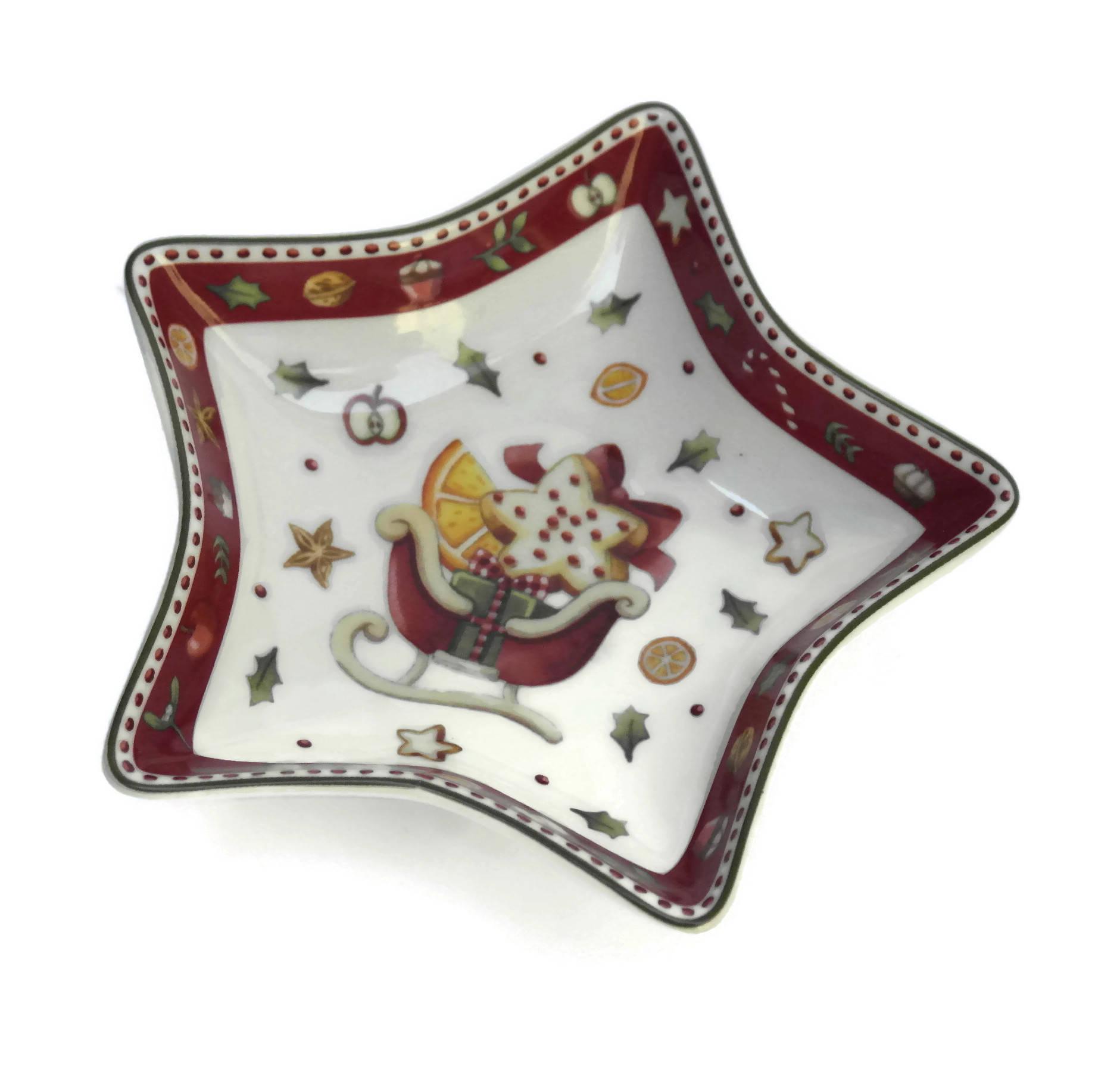 Villeroy and Boch Christmas Toy Delight Star Dish.