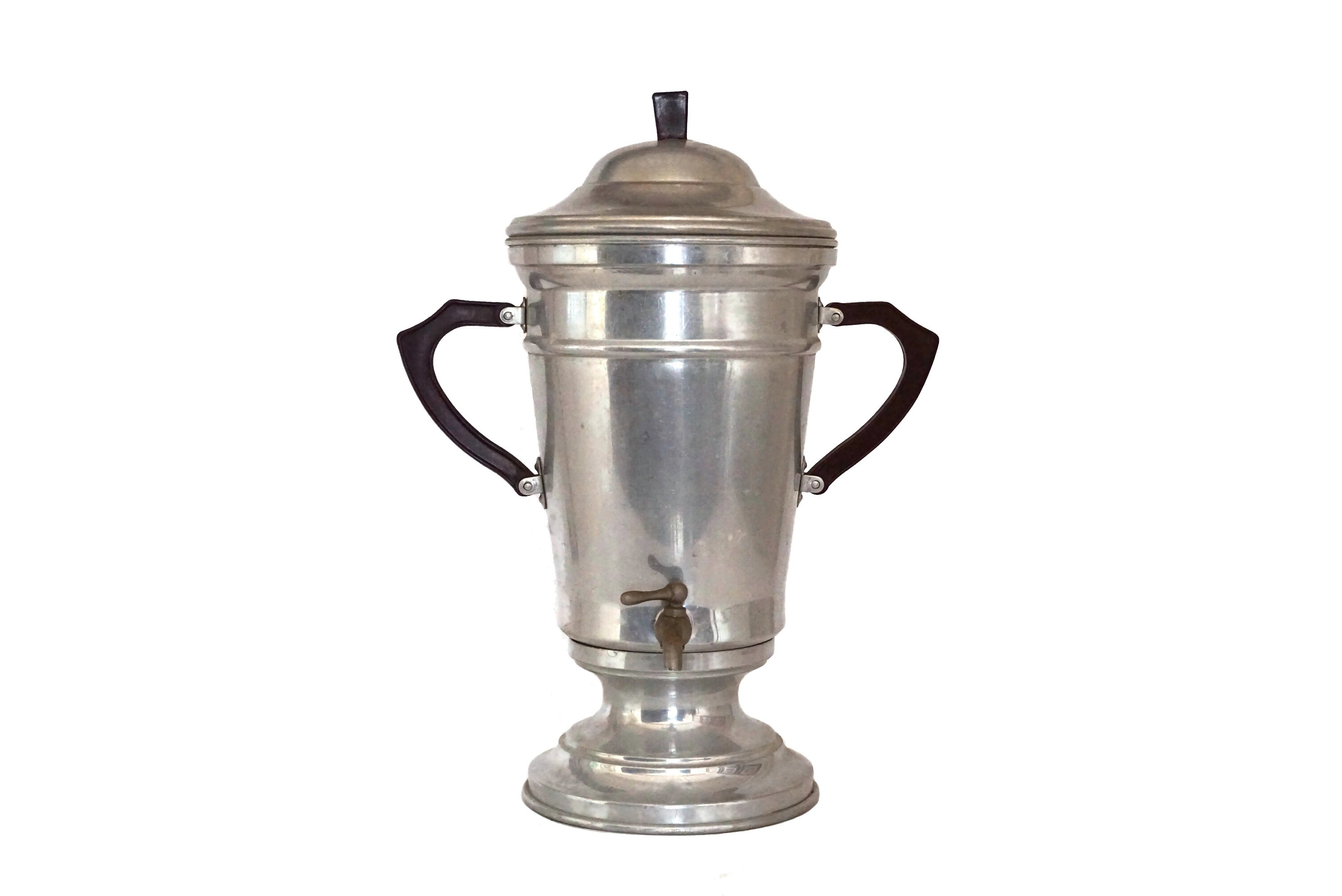 Large French Coffee Pot With Bakelite Handles And Spigot Art Deco Bar Counter Drinks Dispenser