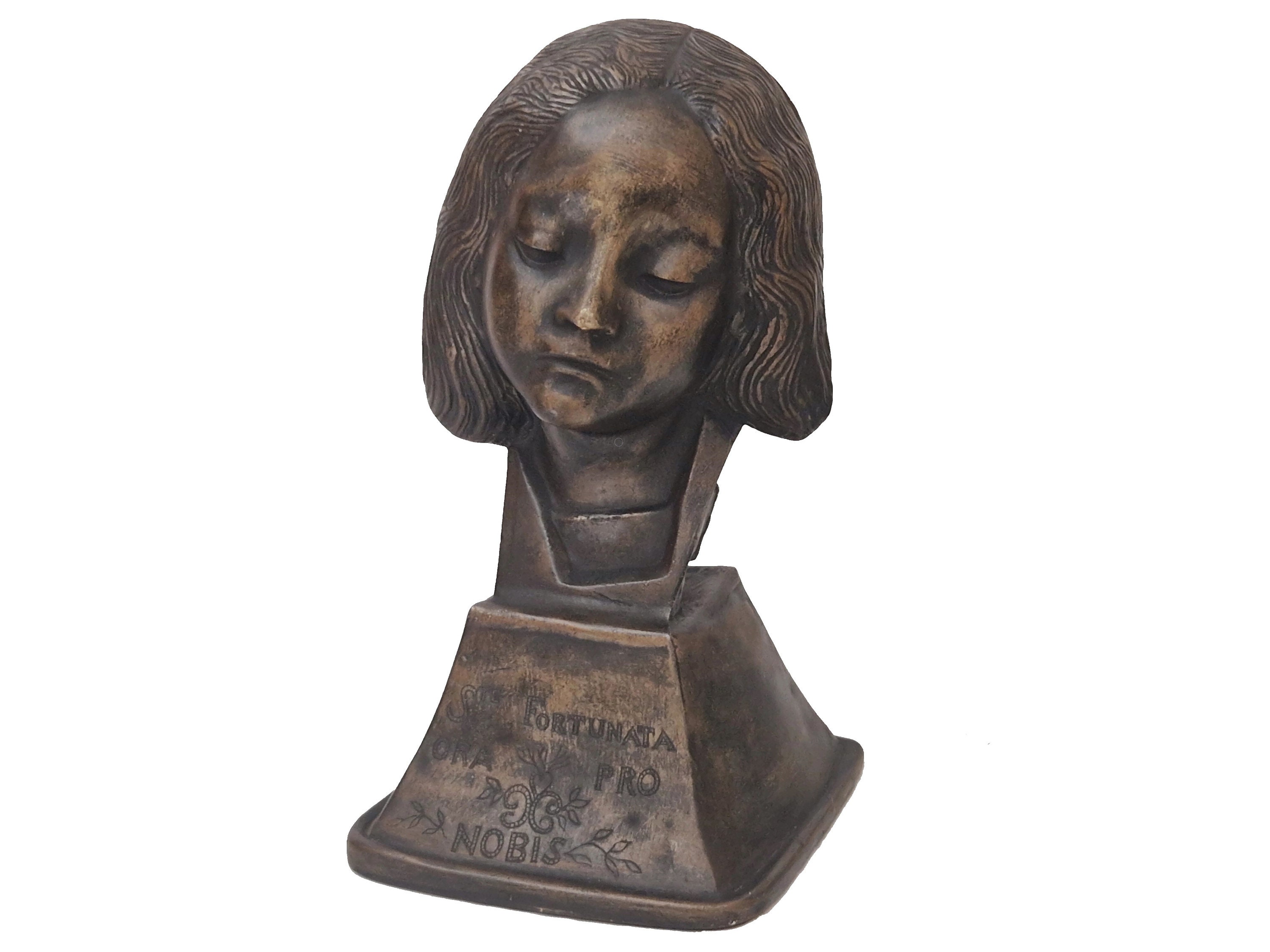 Saint Fortunata Bust Statue, Louvre Museum Reproduction of Antique