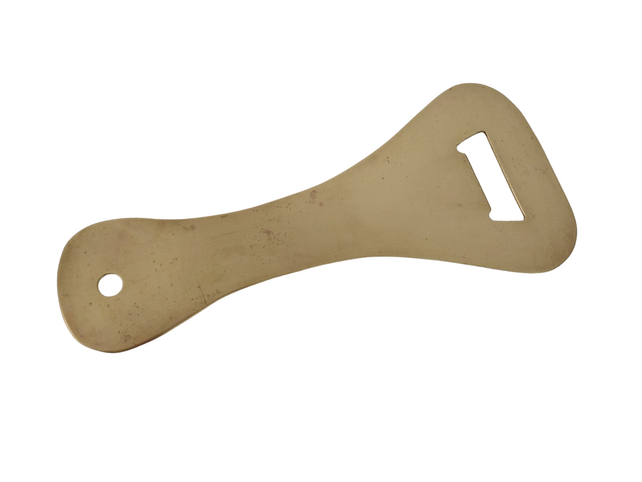 Vintage Giant Brass Bottle Cap Opener, Retro Bar Decor