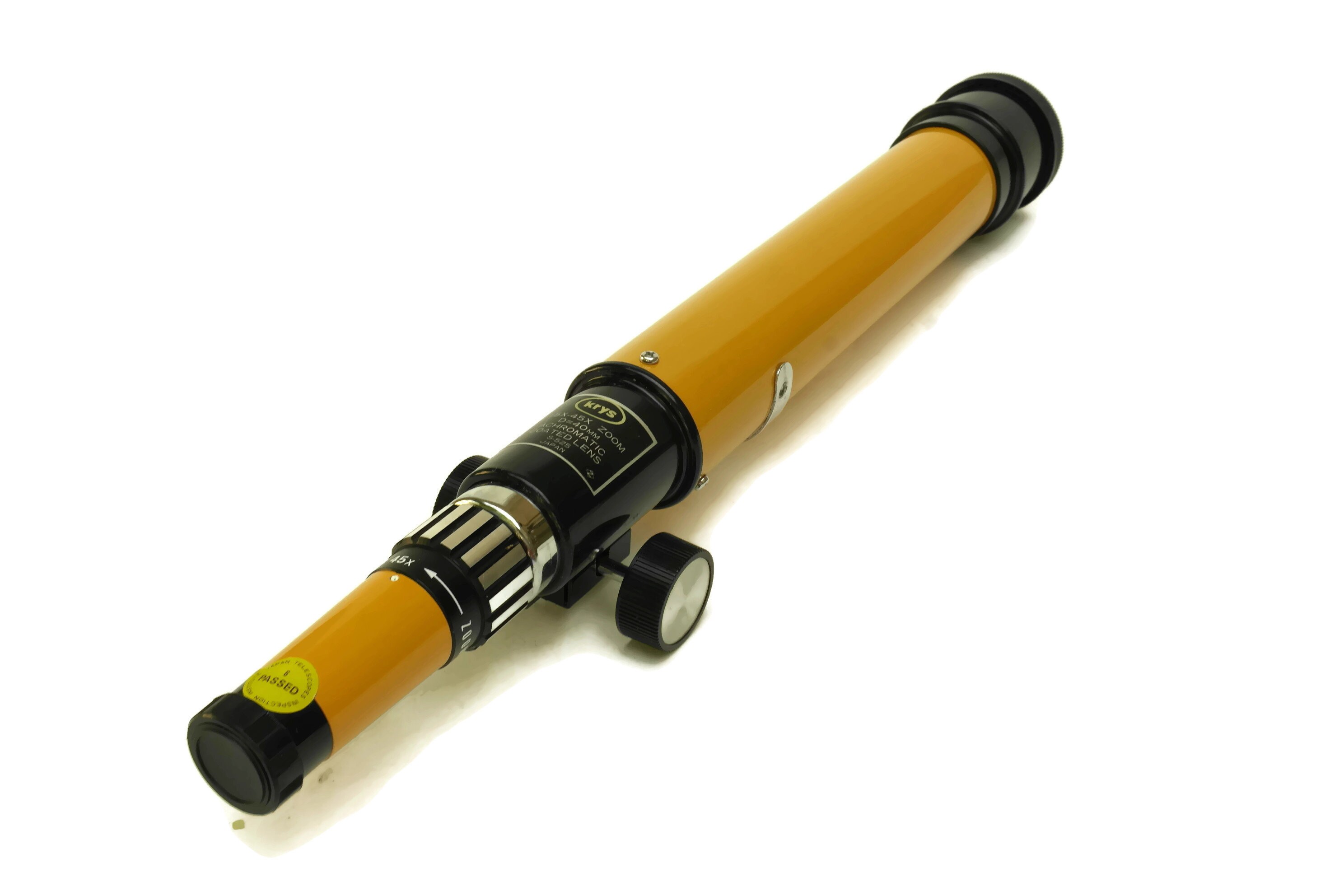 Krys Vintage Telescope Made in Japan. 1970s Orange Astronomical