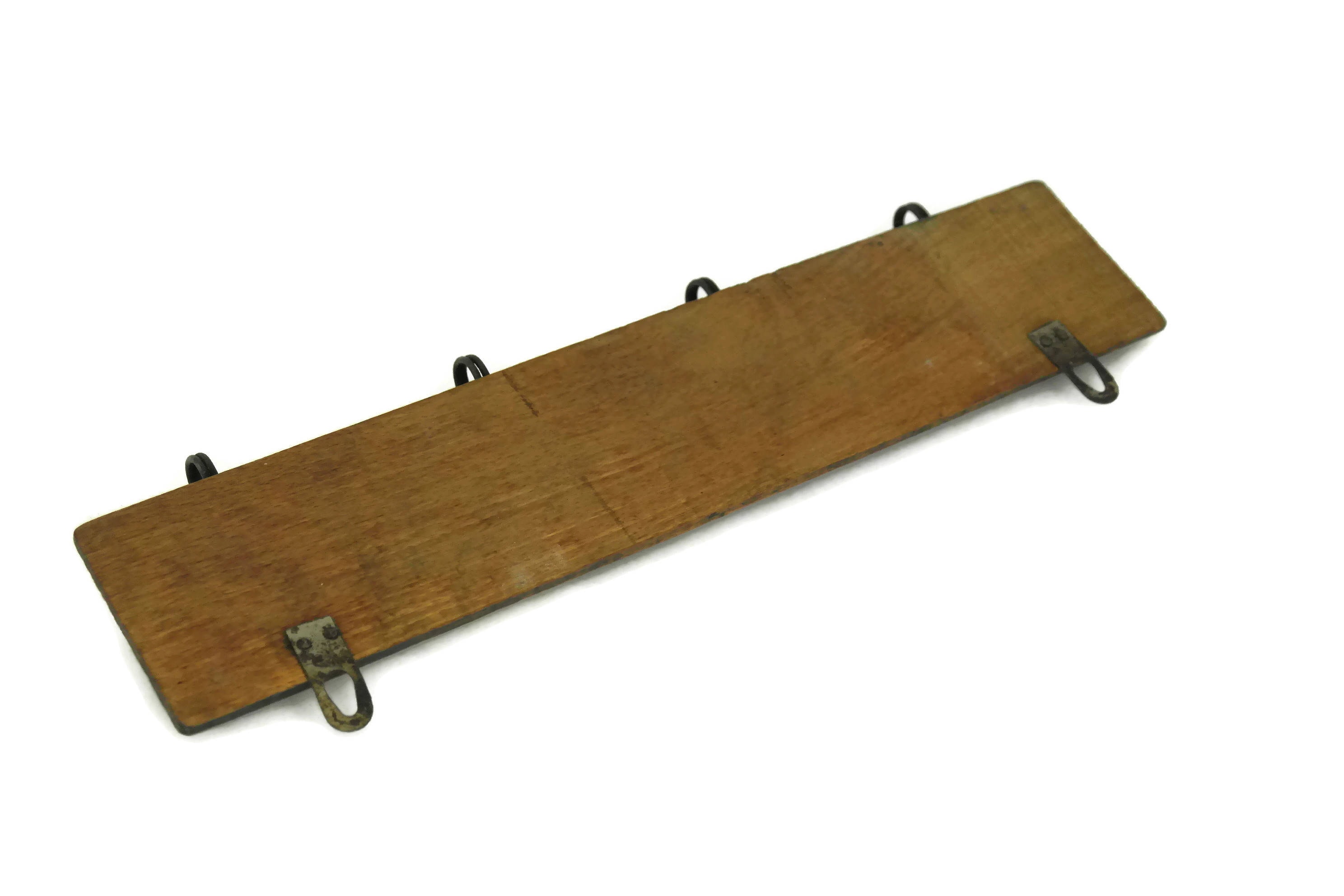 French Dish Towel Holder. Wooden Kitchen Towel Rack.