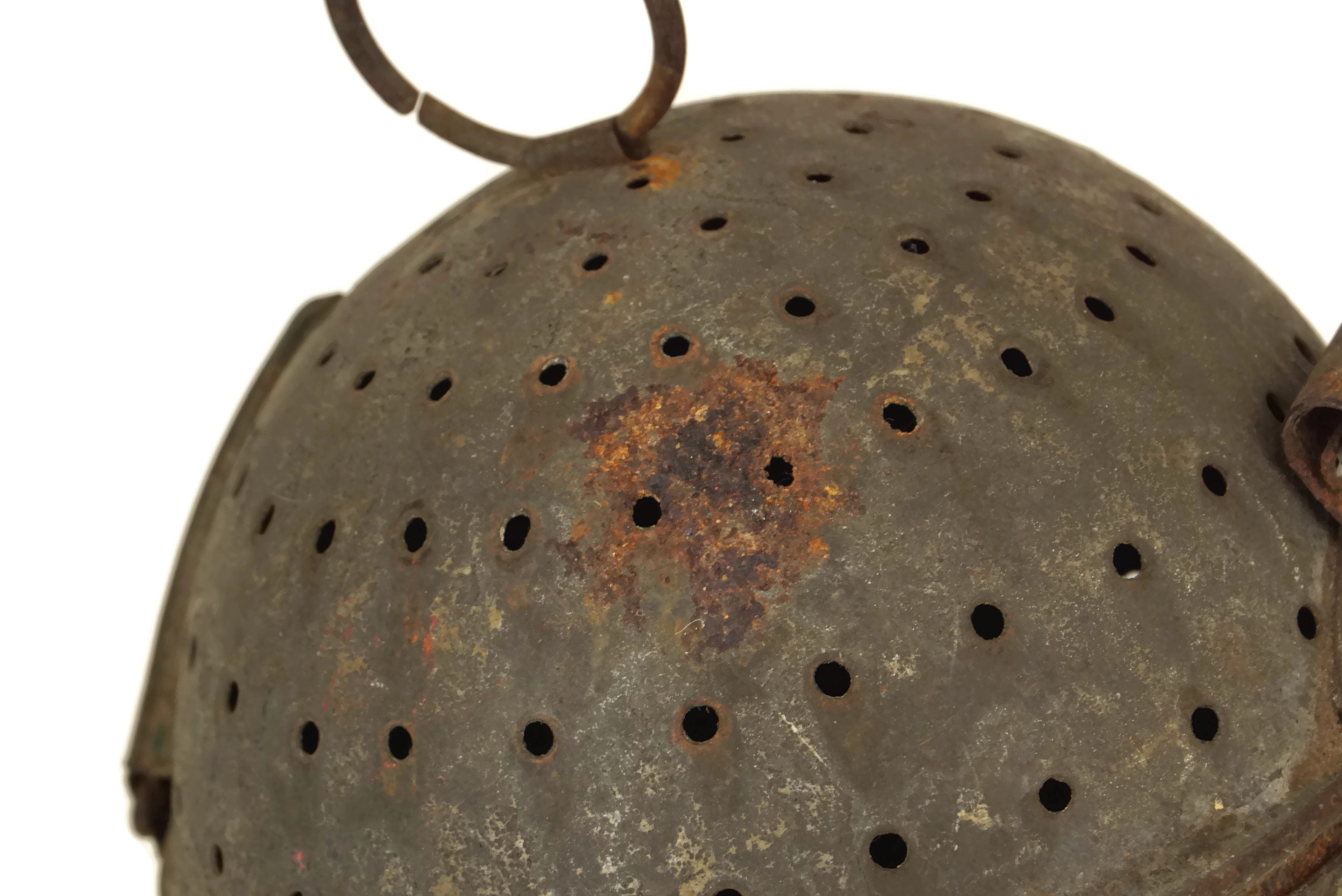 French Antique Rice Boiler Cooking Ball, Metal Tea Leaves and Herbs