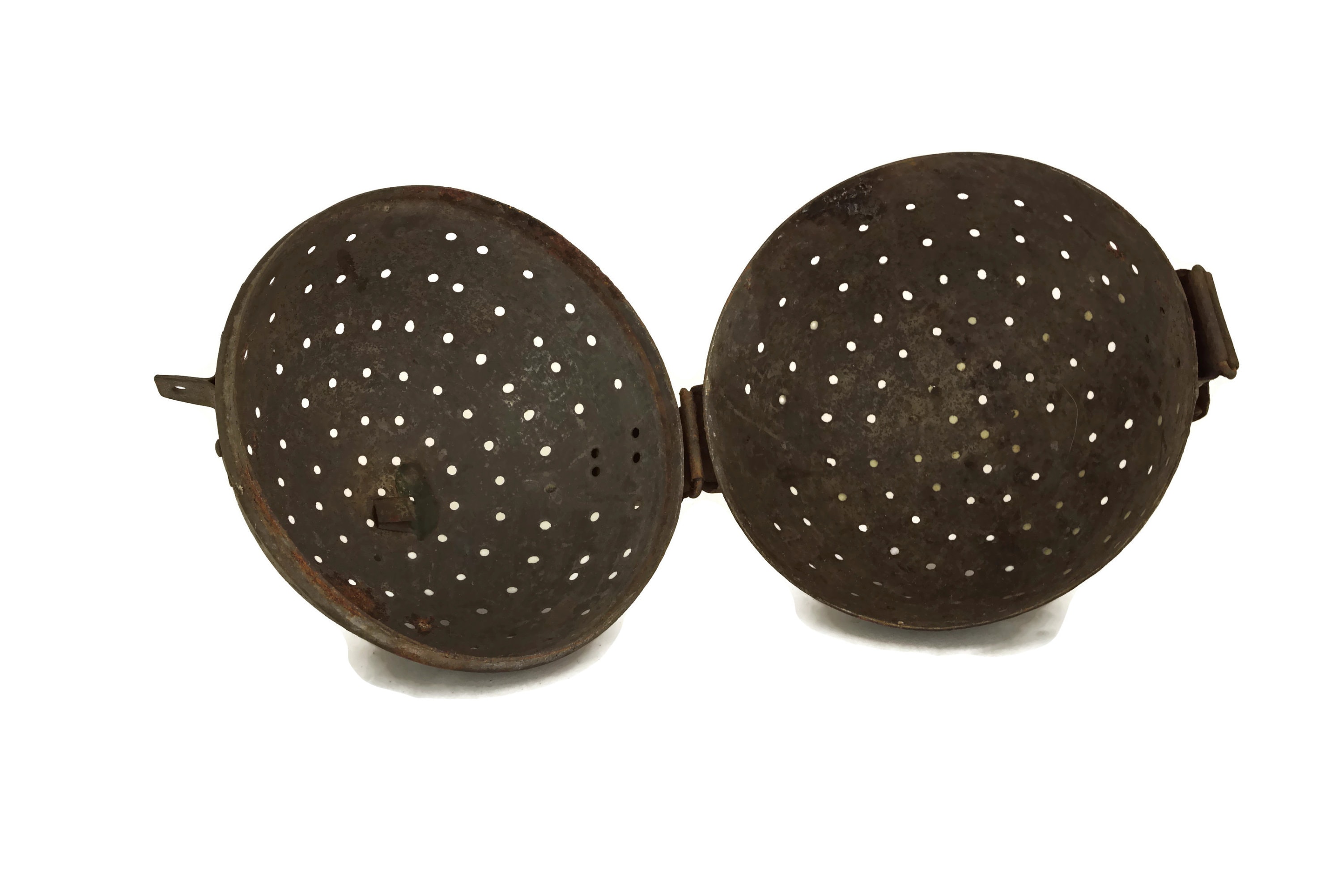 French Antique Rice Boiler Cooking Ball, Metal Tea Leaves and Herbs