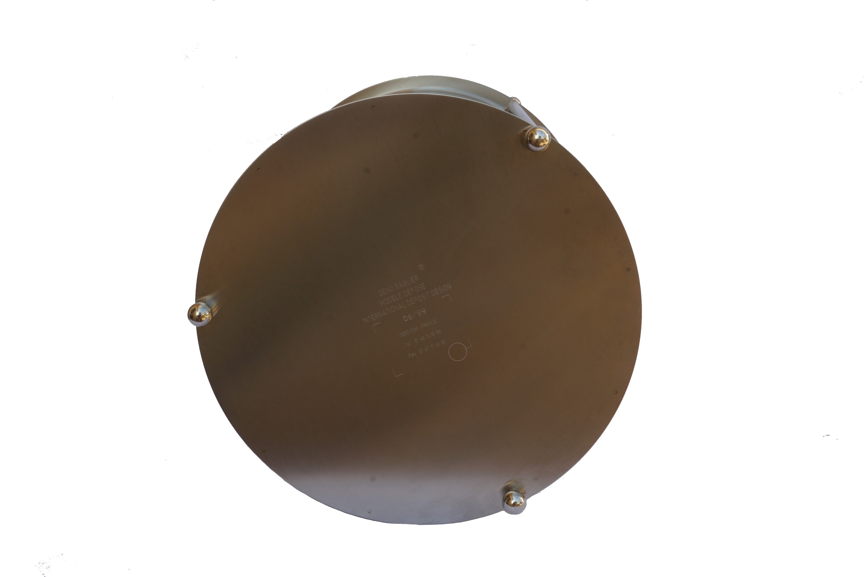 French Wine Tasting Spittoon, Spit Bucket by Oeno Sablier, Stainless