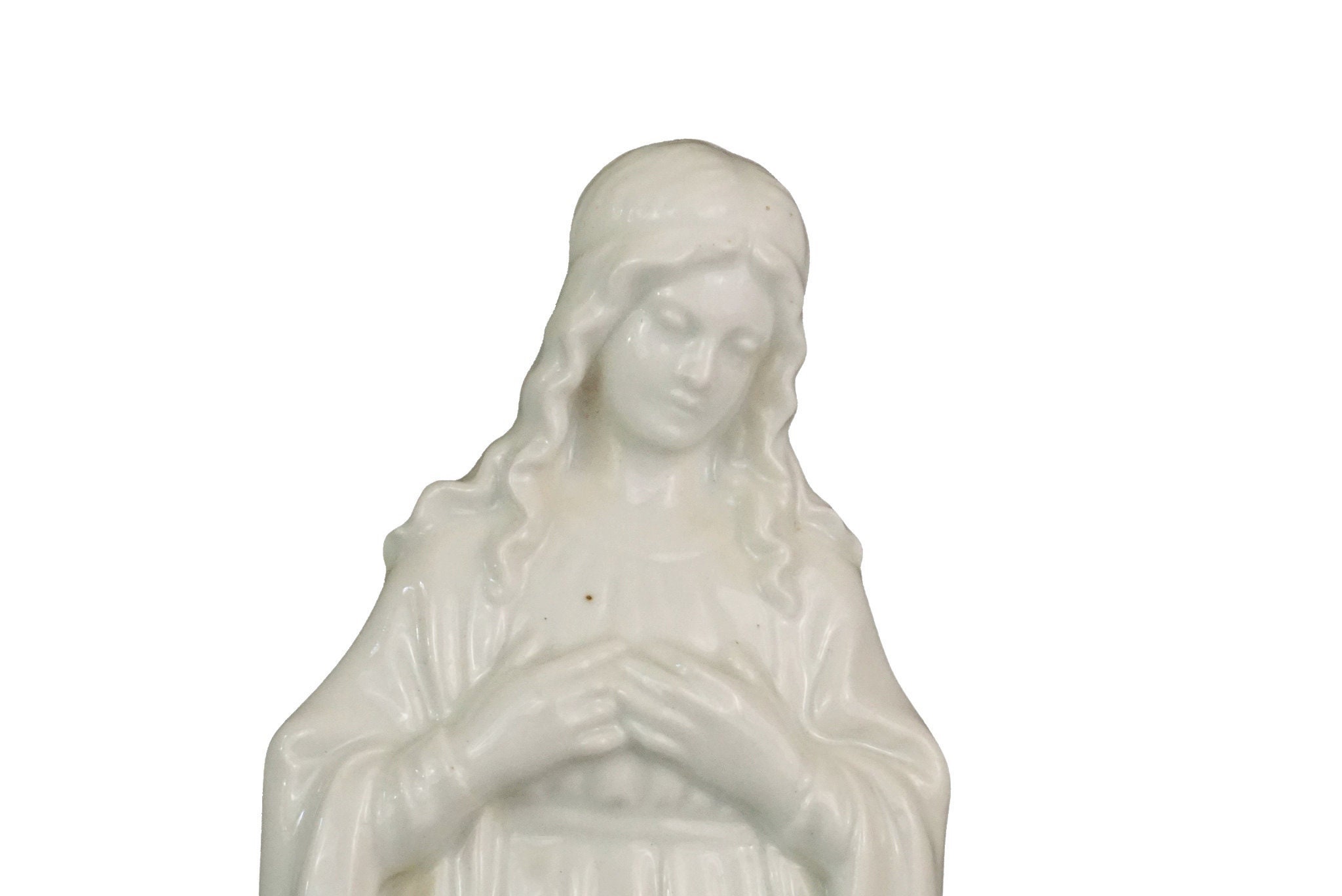Virgin Mary Wall Hanging Figurine French Religious Porcelain Madonna virgin-mary-wall-hanging-figurine-french-religious-porcelain-madonna