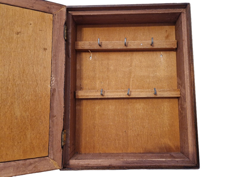 Entryway and Kitchen Wooden Key Holder Cabinet