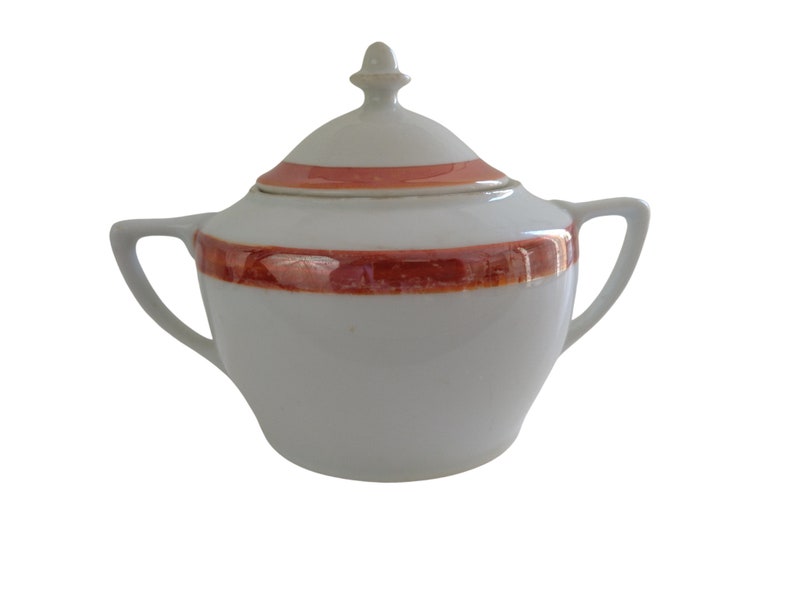 Art Deco Porcelain Sugar Bowl