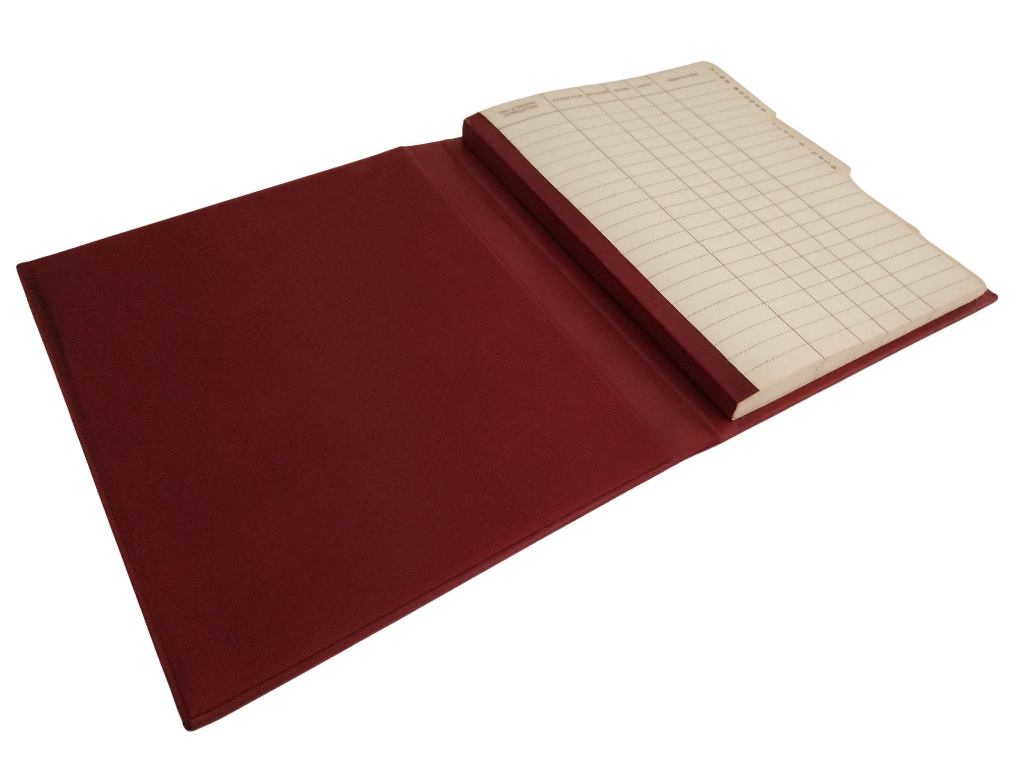 French Wine Cellar Record Book by Noel B.C. Italy, Wine Lover