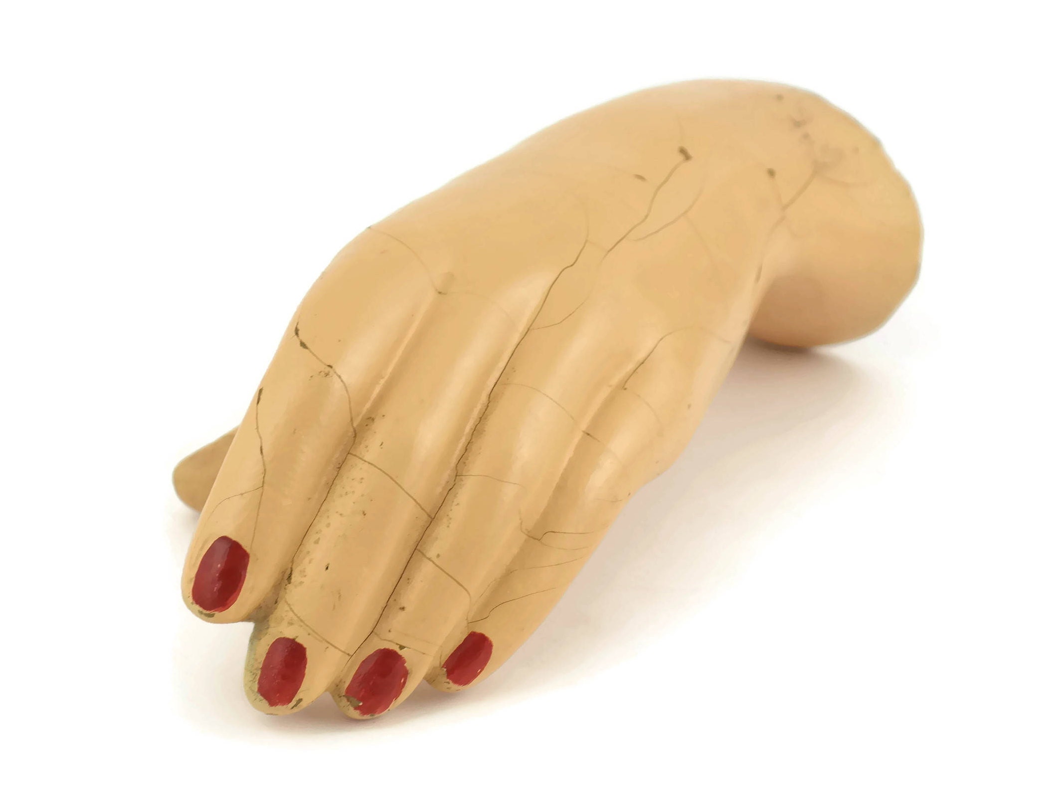 Vintage Mannequin Hand Model. French Store Display Model Hand. Artists