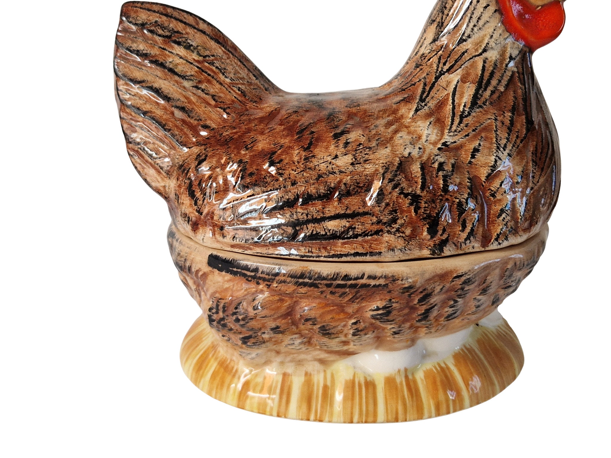 Michel Caugant Ente Terrine Eierhalter Ente Dekoration Vintage