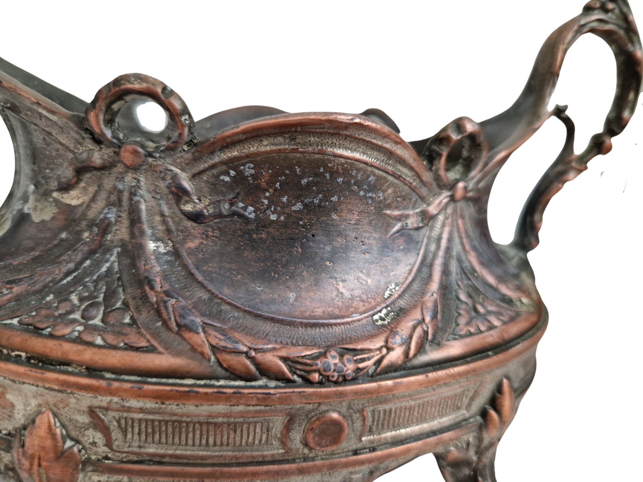 Antique French Jardiniere Vase, Louis XV Style Table Centerpiece