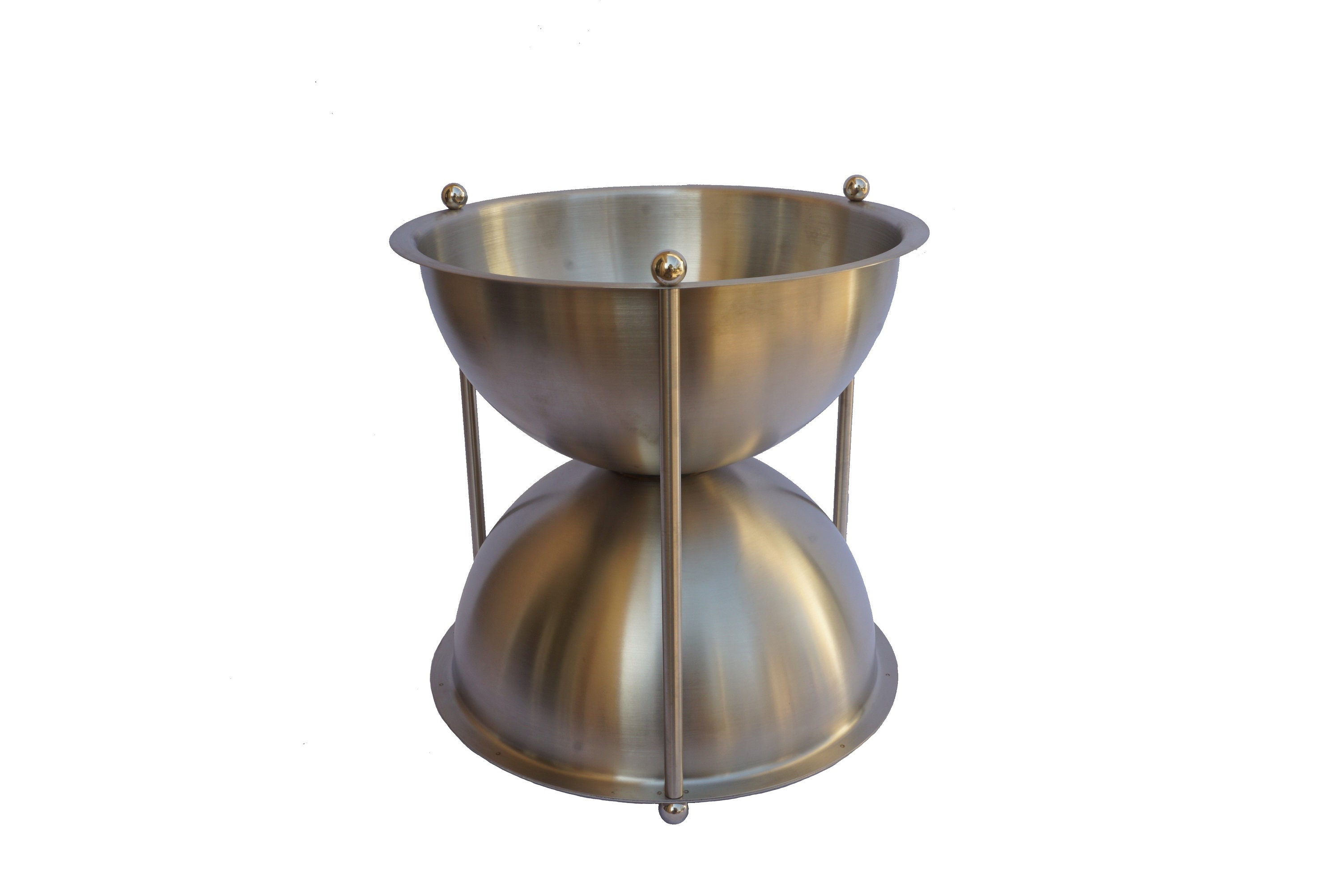 French Wine Tasting Spittoon, Spit Bucket by Oeno Sablier, Stainless