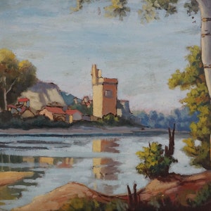French River Landscape Painting