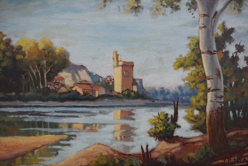 French River Landscape Painting