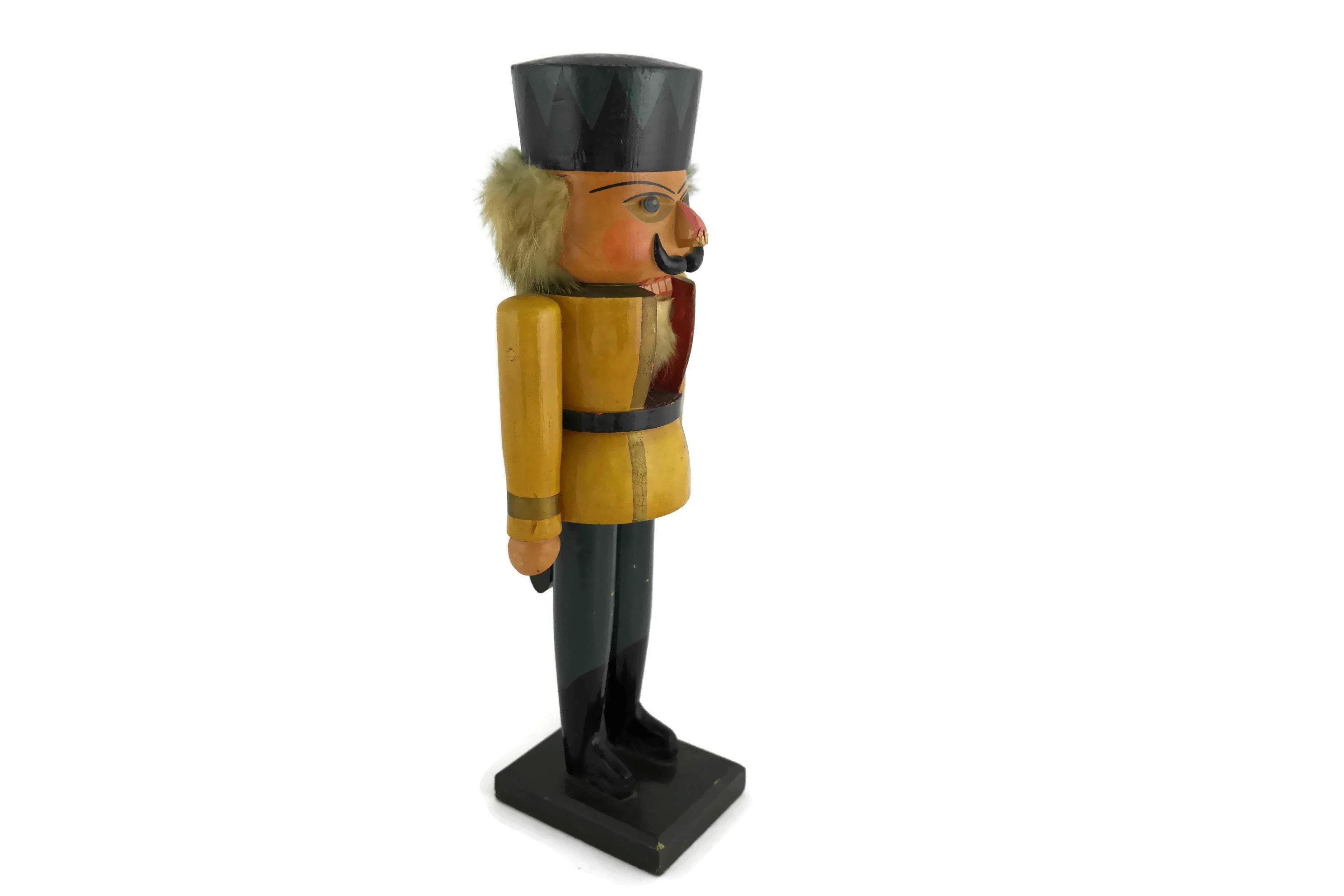 RESERVED for Dieter. German Nutcracker King Figure. Vintage Christmas