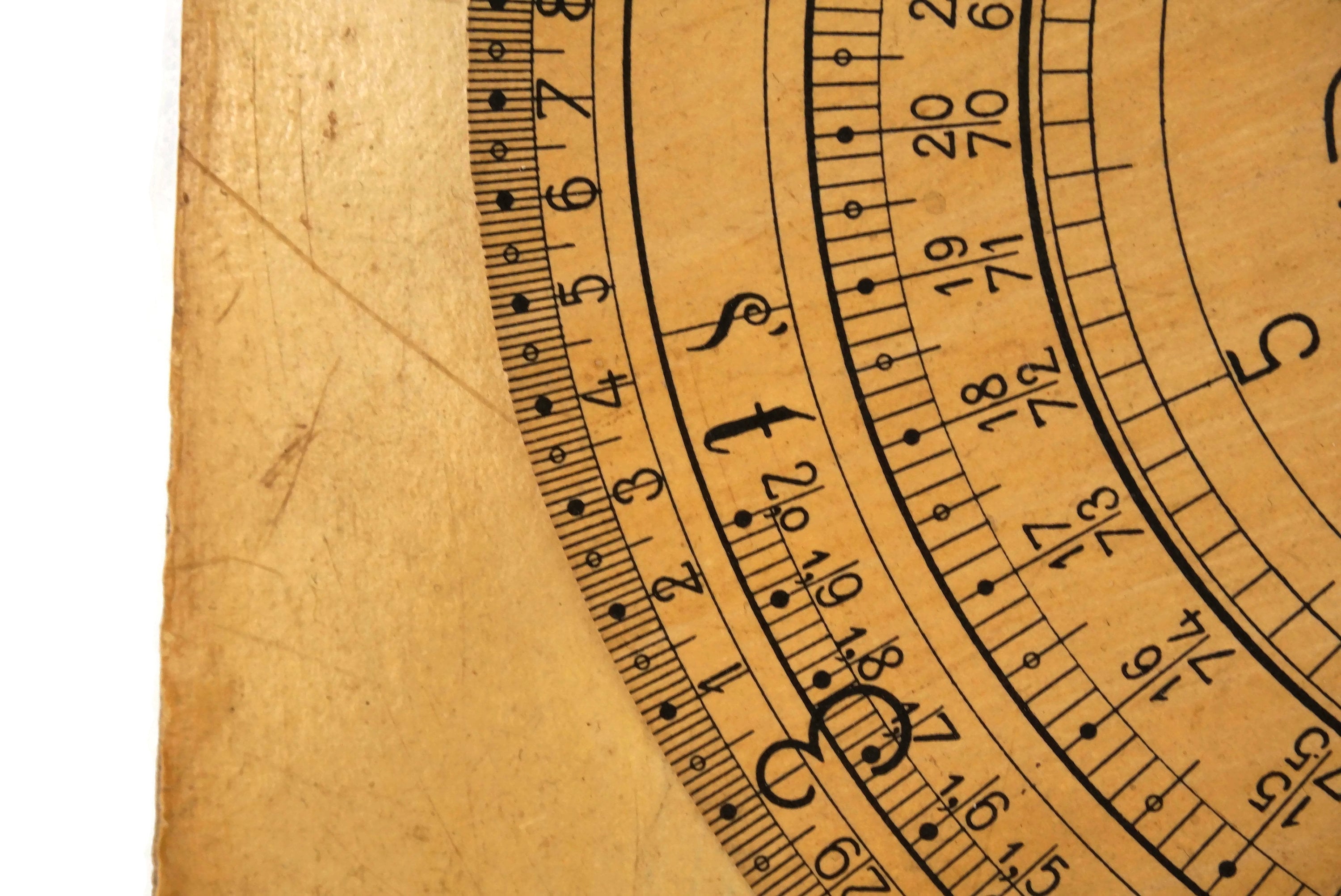 Antique German Circular Slide Ruler, Röther Rechenscheibe Logarithmic