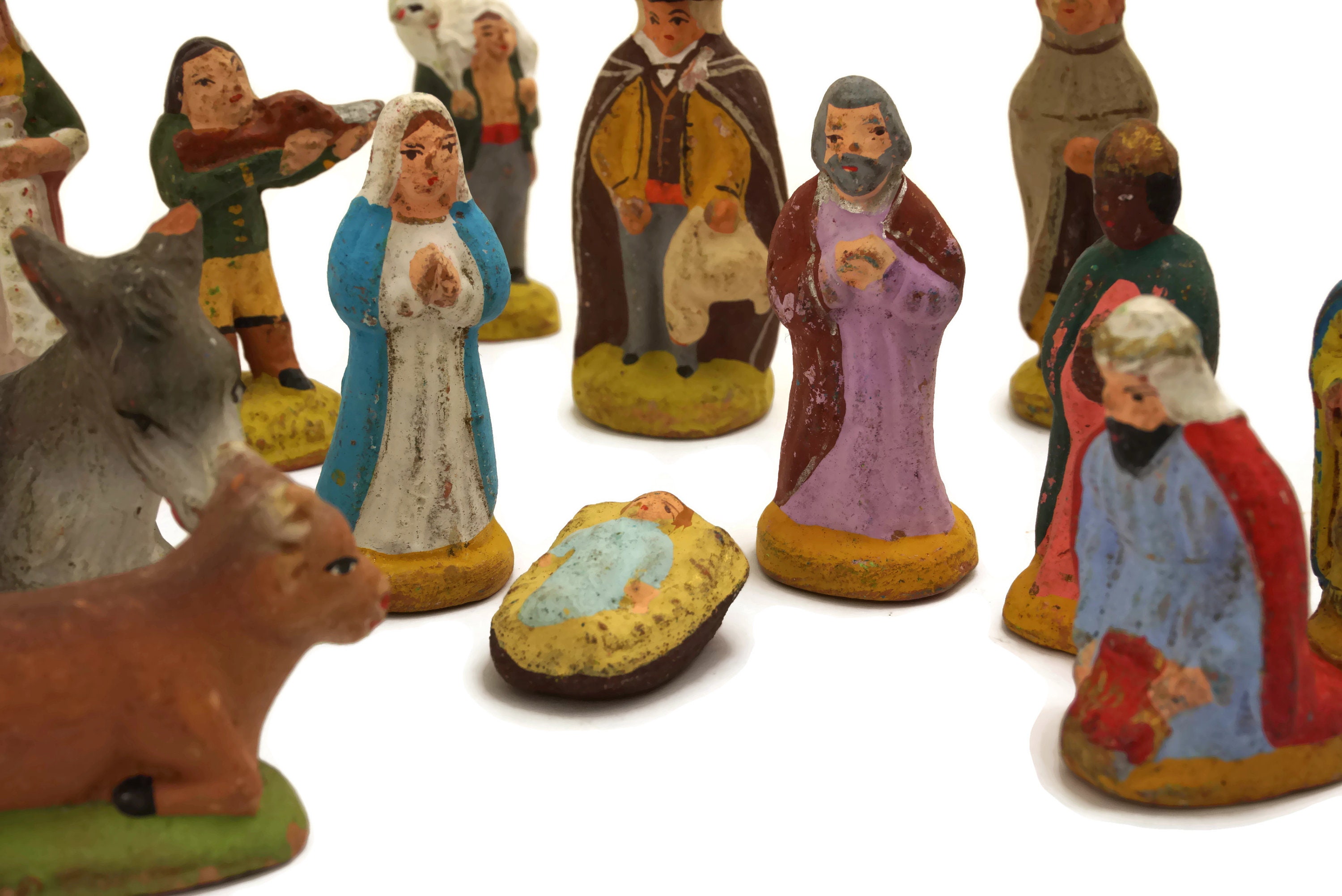 French Santon Christmas Nativity Set