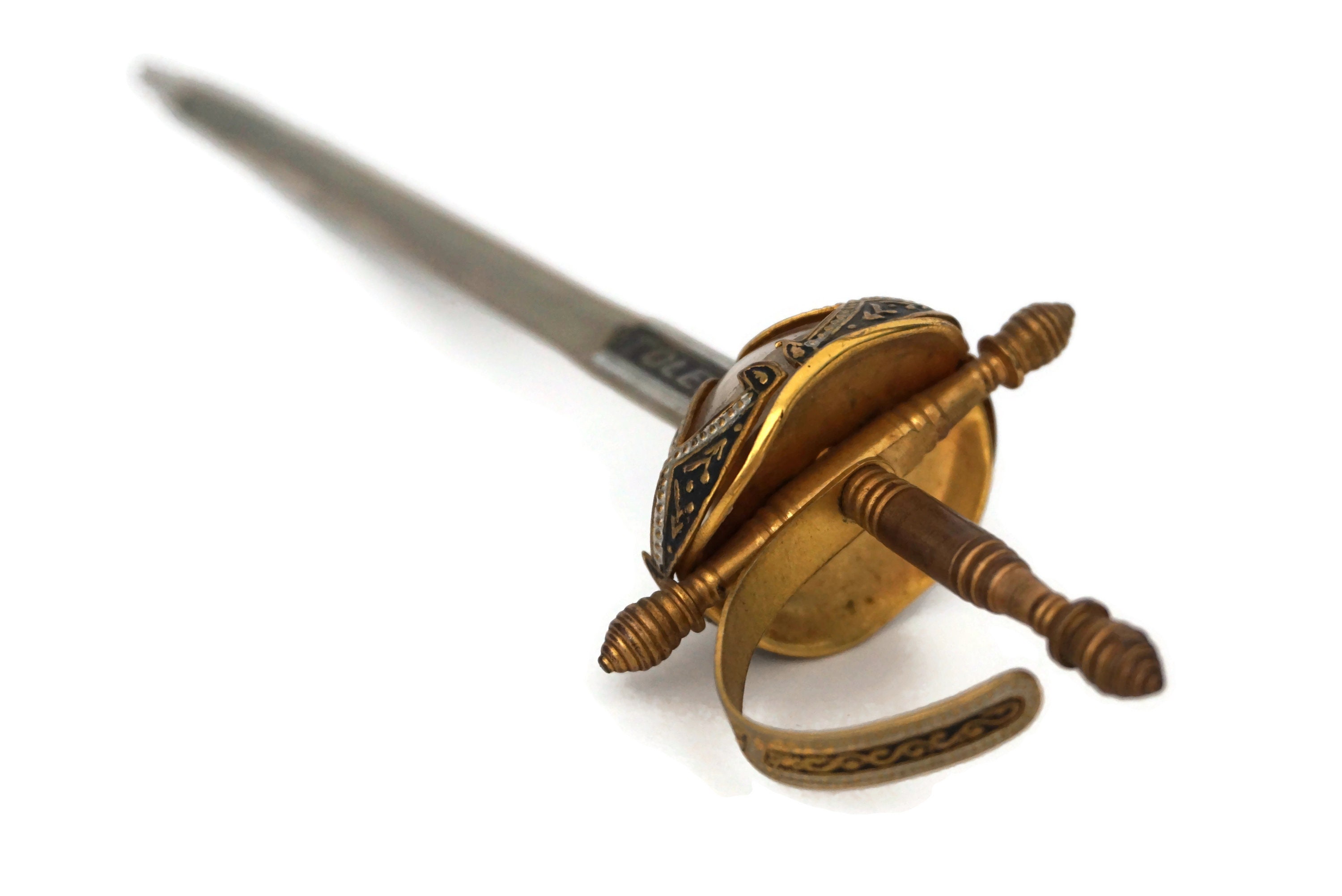 Toledo Sword Letter Opener Paper Knife, Vintage Desk Decor and Office Gifts