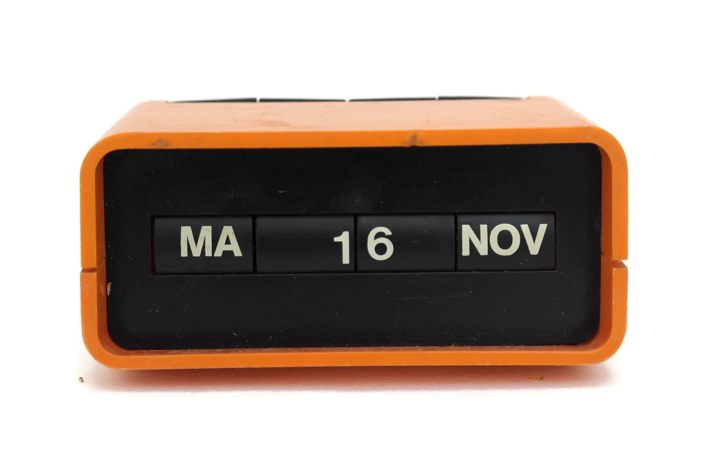 arlac dati 手動 万年カレンダー 西ドイツ レトロ レア 雑貨 VINTAGE RETRO 70s GERMANY ARLAC DATI DESK PERPETUAL CALENDAR