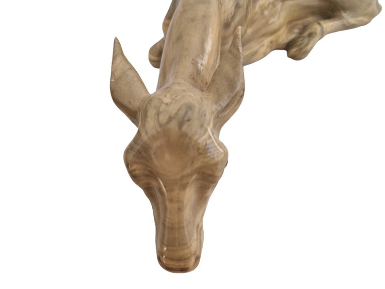 Ceramic Resting Deer Statue