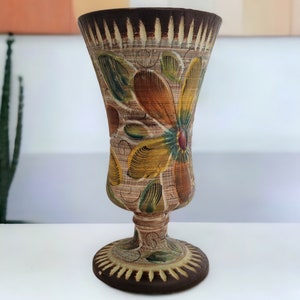 Mid Century Hand Painted Ceramic