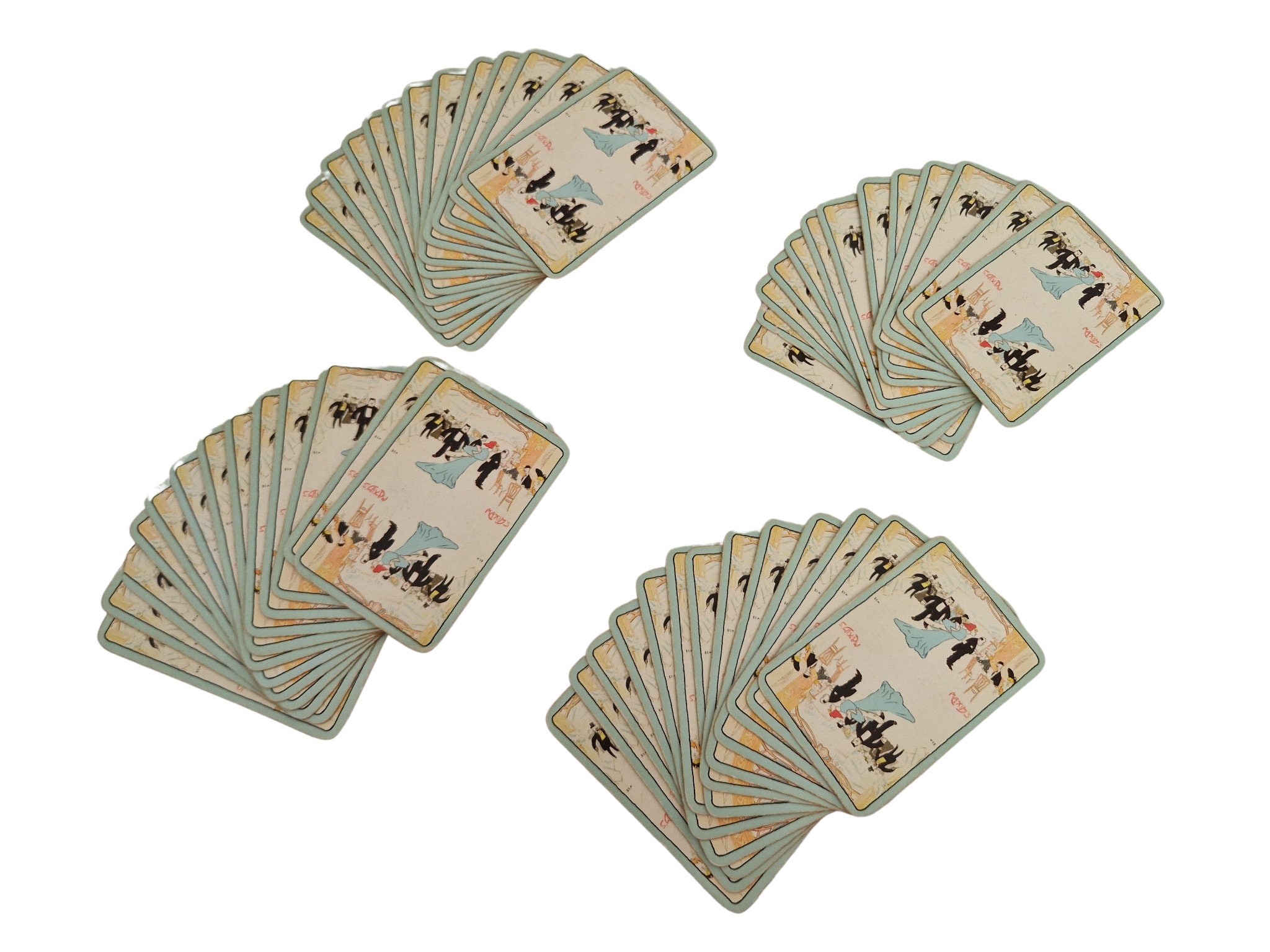 Maxims of Paris Souvenir Contract Bridge Playing Cards Decks with Art