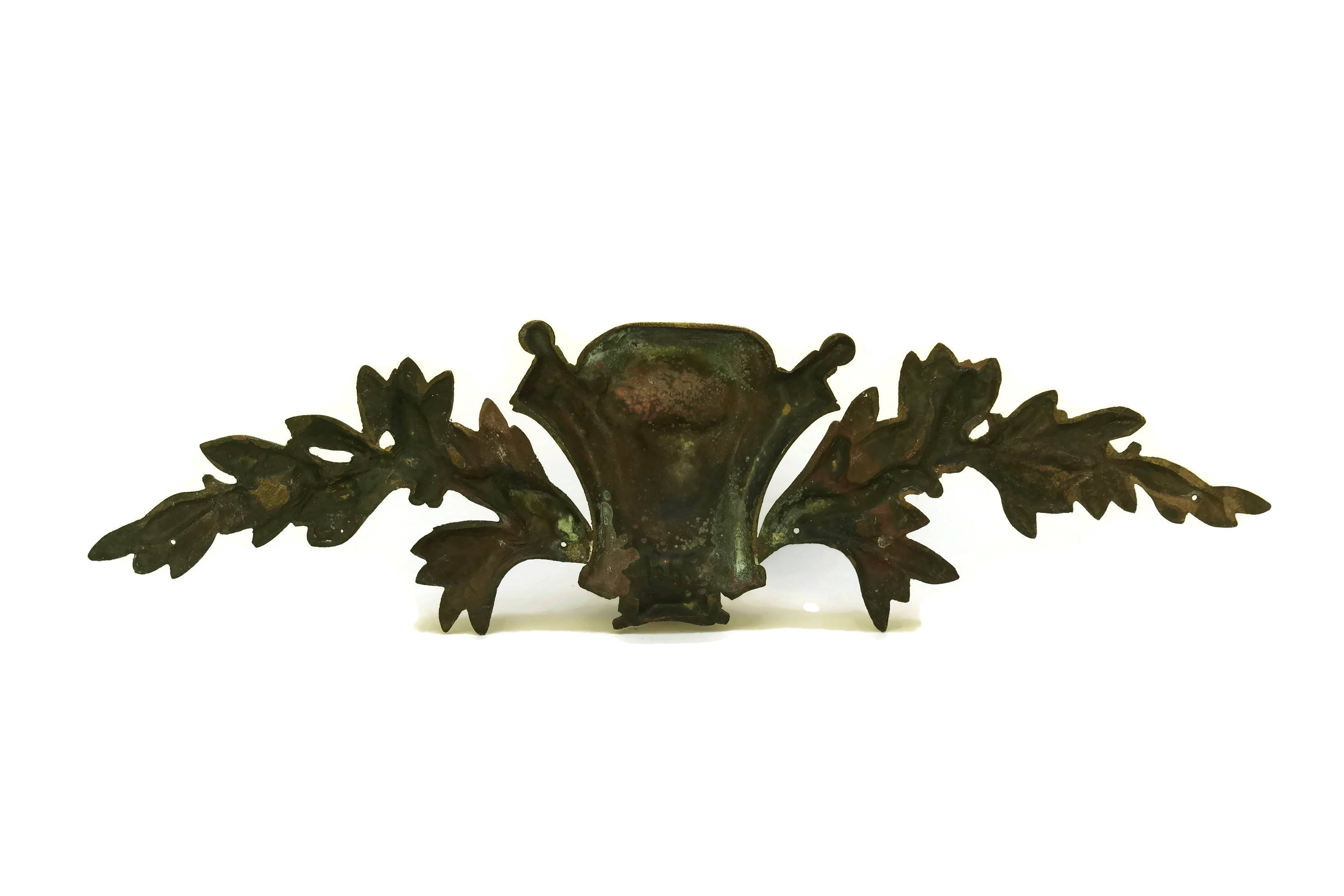 Antique Bronze French Furniture Molding Ornament.