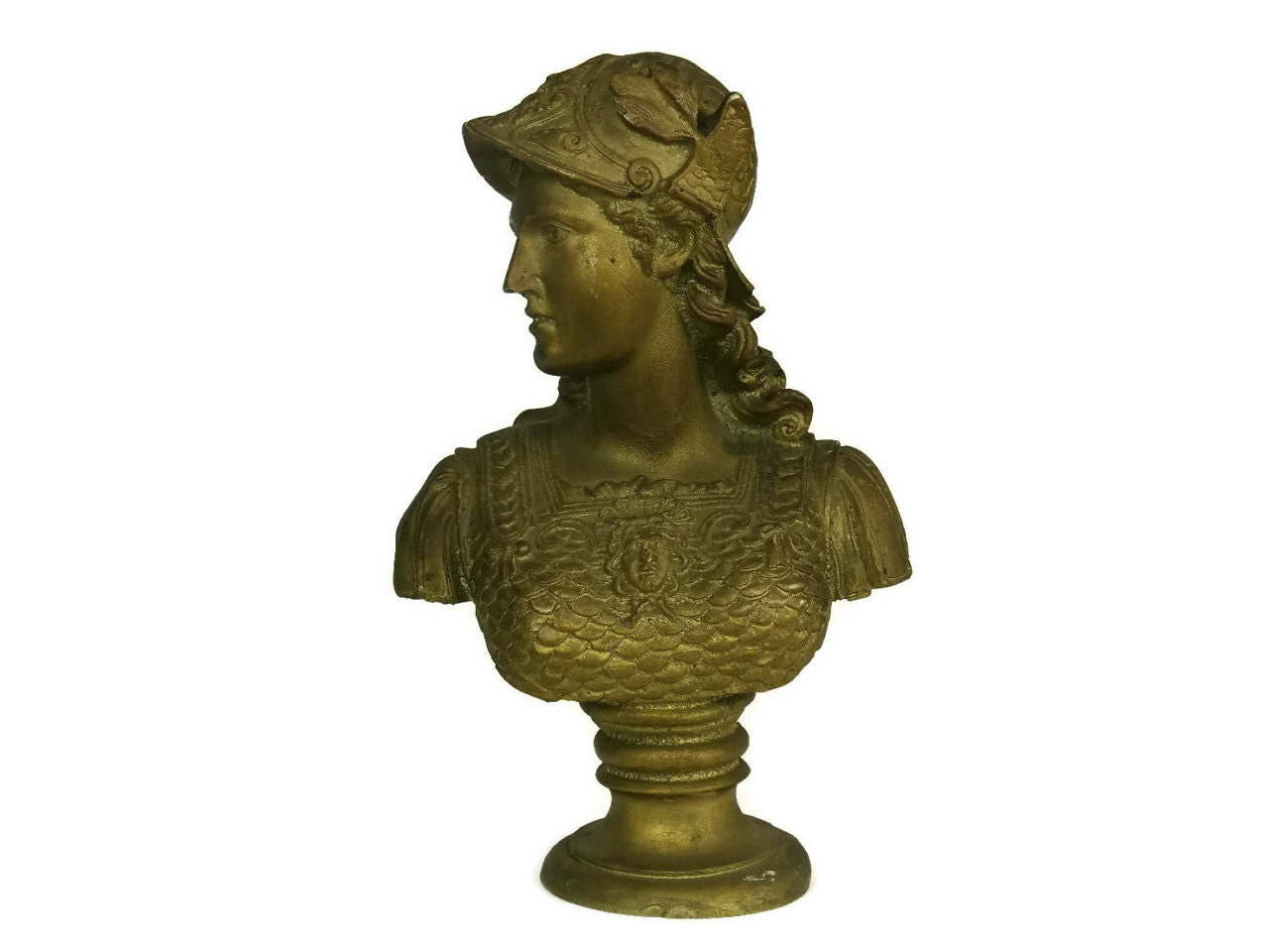 French Vintage Goddess Athena Bust. Greek Mythology Art. Vintage ...
