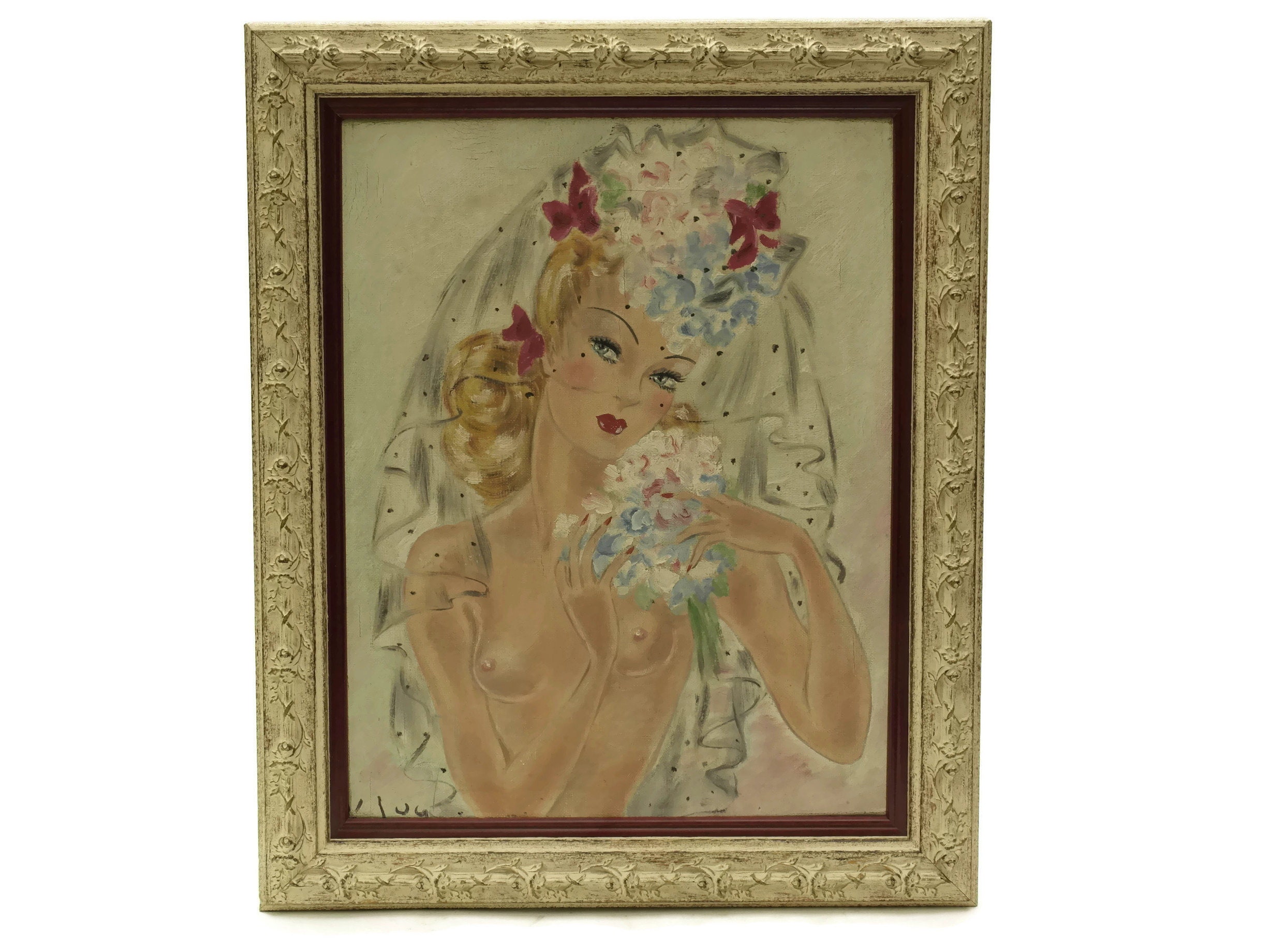 Vintage Nude Women Portrait Vintage Nude Women Portrait