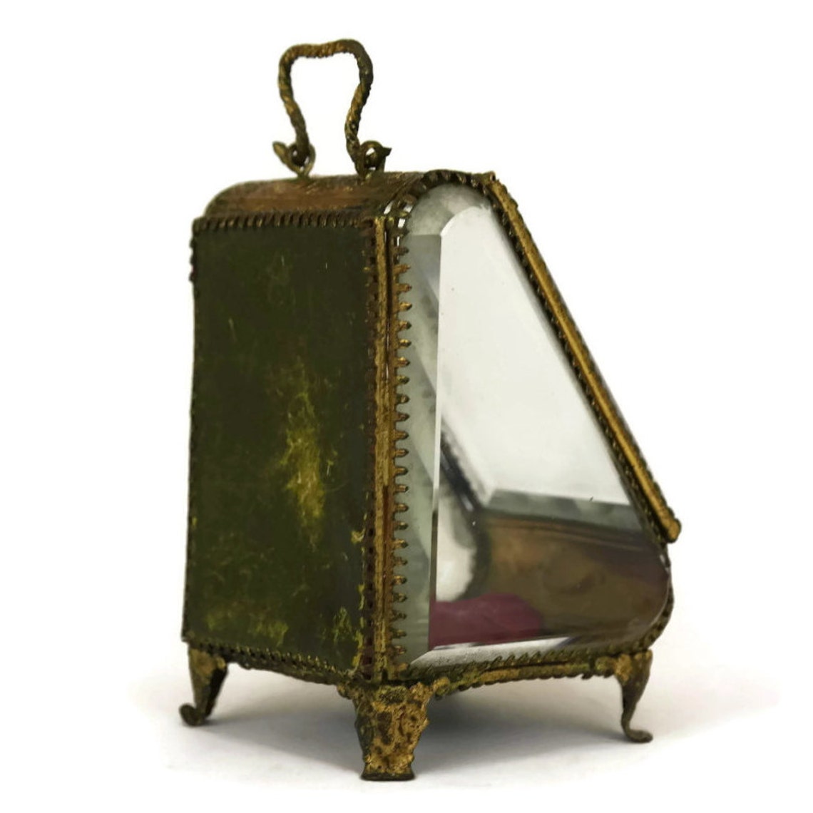 Antique Pocket Watch Display Case. French Jewelry Casket. Etsy