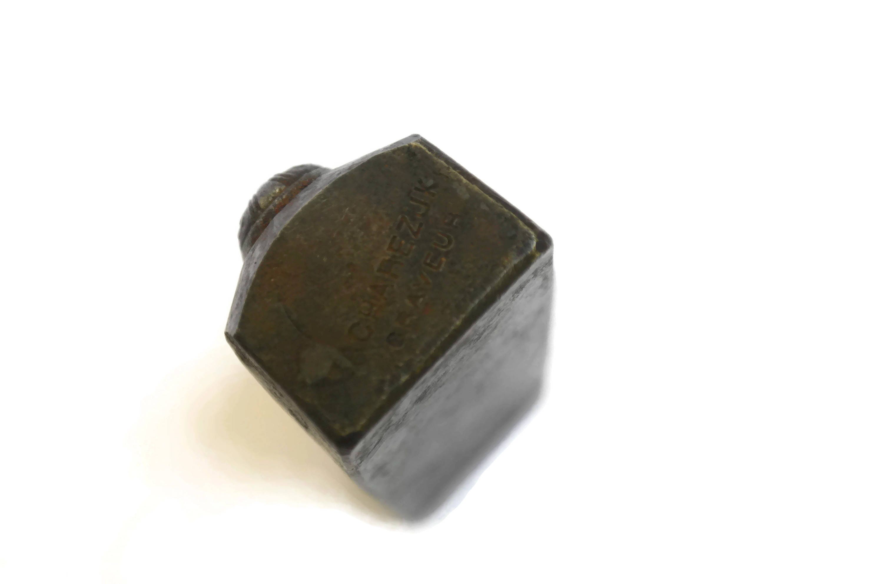 Antique French Silver Knife Handle Mold. Romantic French Provincial