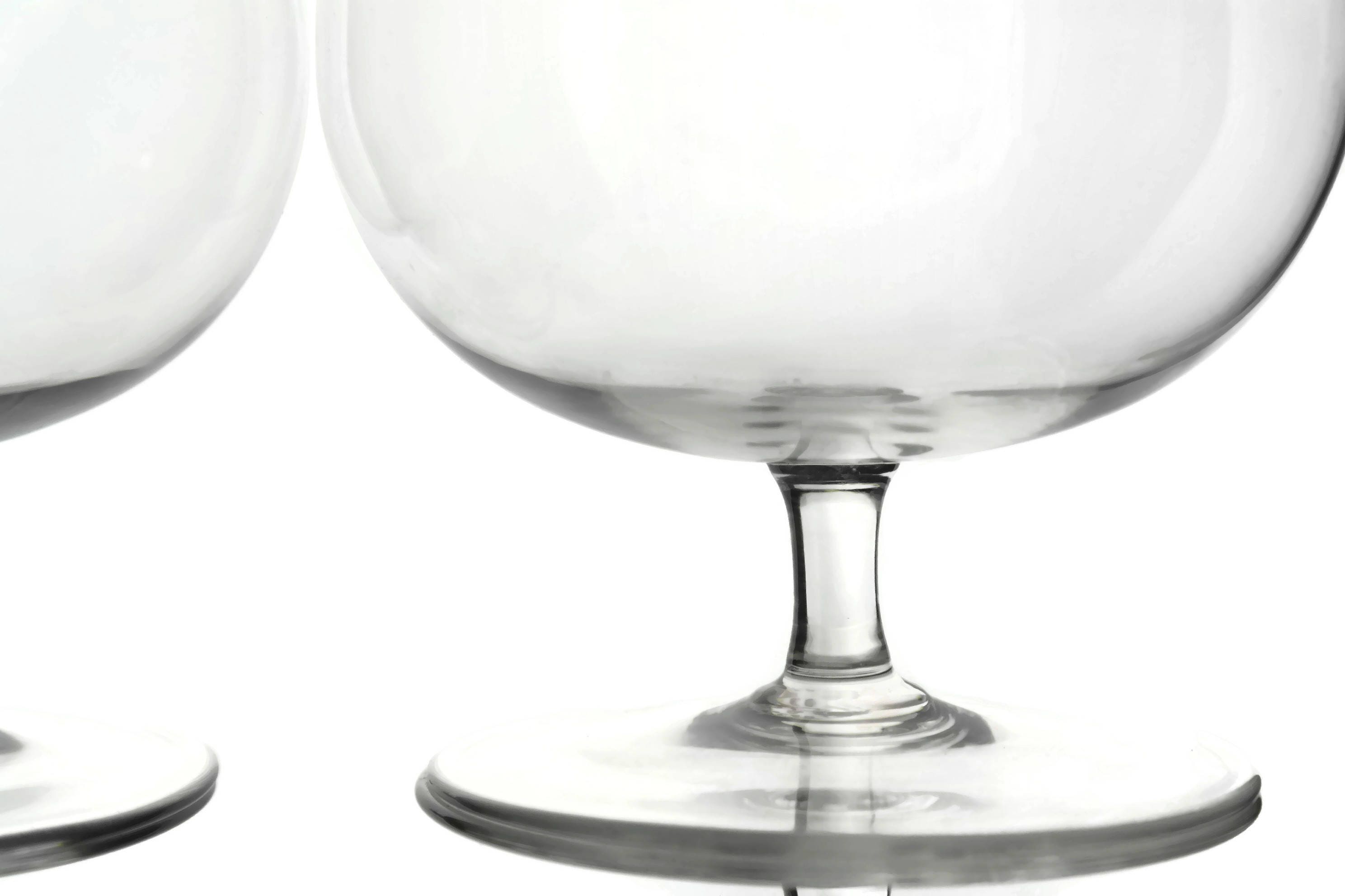 Pair of Baccarat Crystal Perfection Cognac Glasses.