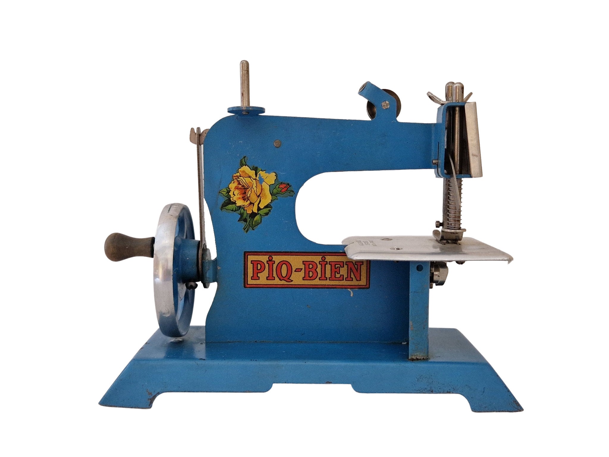 French Miniature Toy Sewing Machine Piq Bien